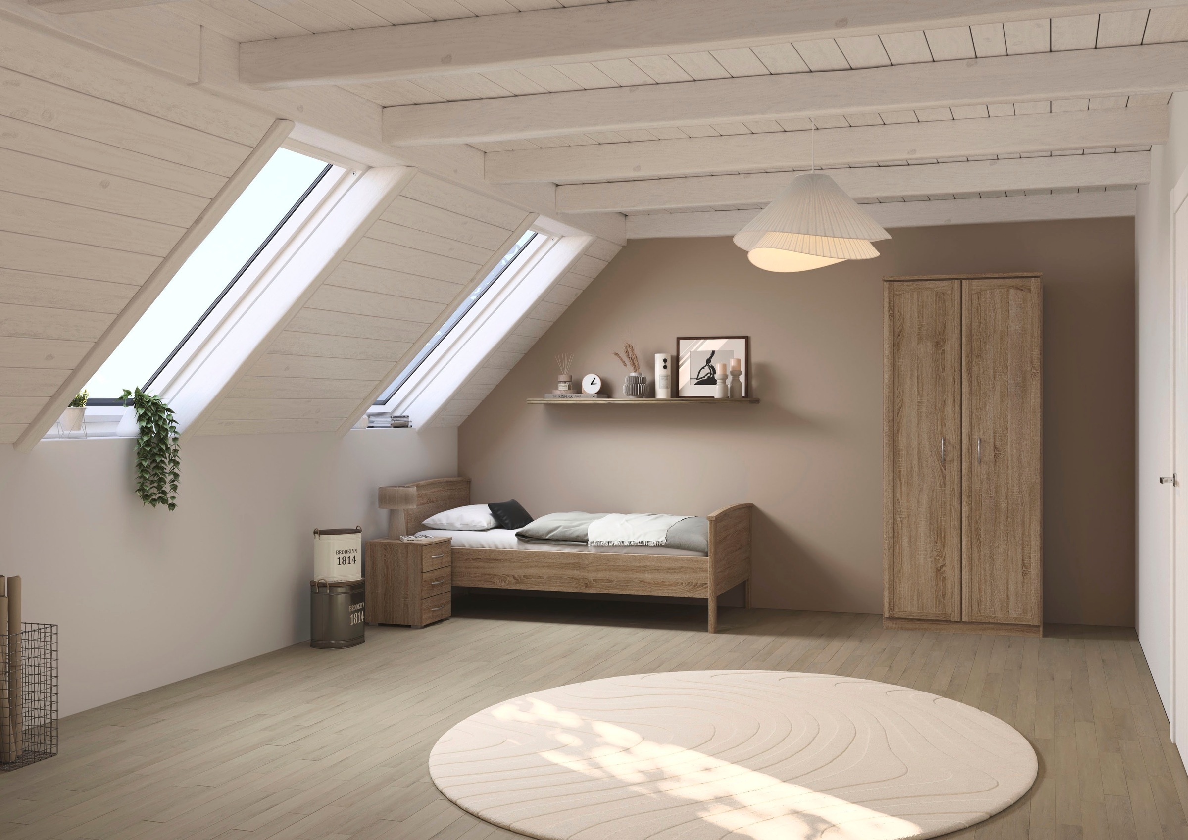 rauch Kleiderschrank »Schrank Garderobe Garderobenschrank Putzschrank Wäscheschrank TORRENT« Breiten 91/136/181 cm, Höhe 210 cm,  optional Aussenschubladen und Spiegel, viel Stauraum MADE IN GERMANY