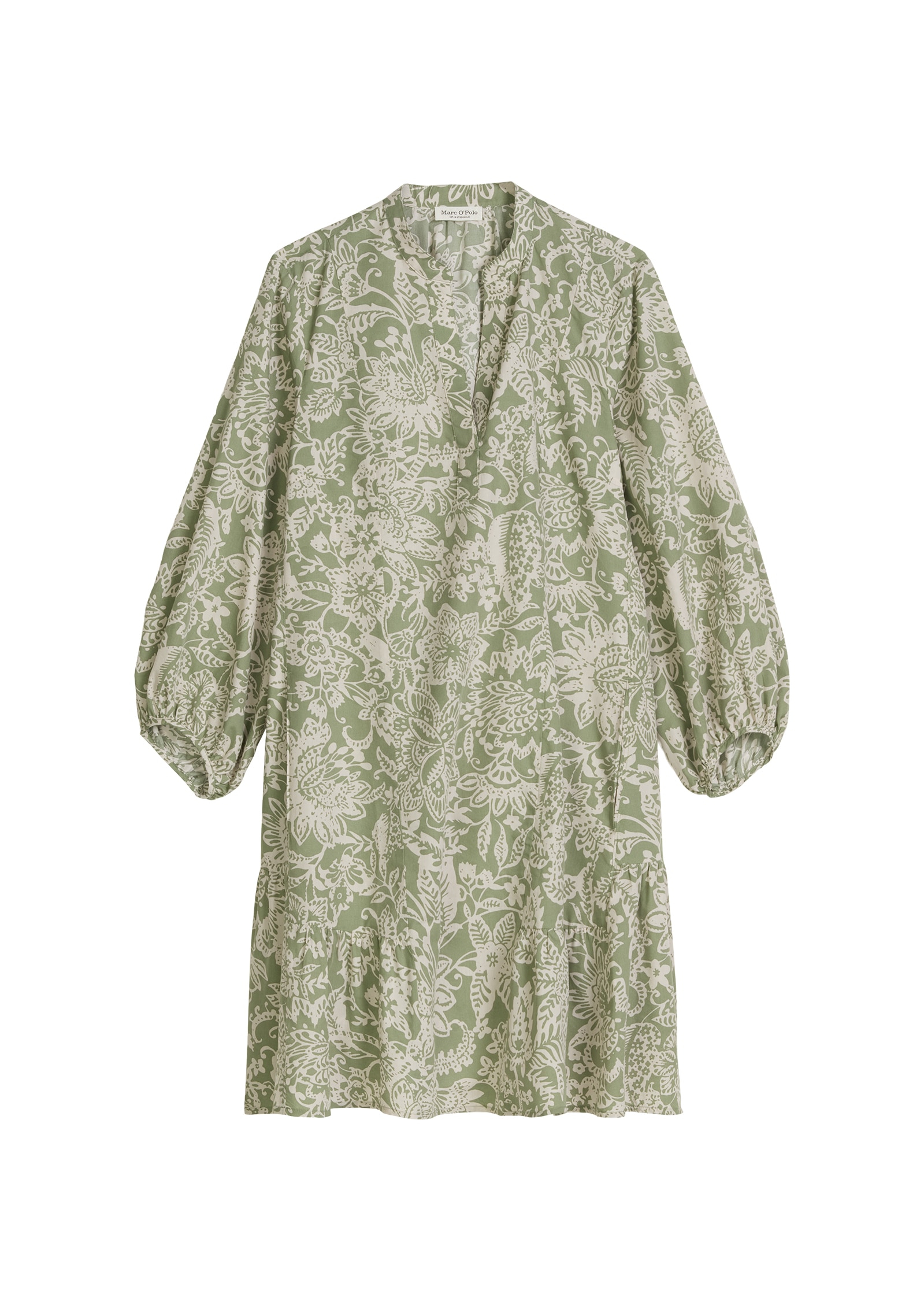 Marc O'Polo Robe d'été Poches pour les mains loose fit aus bedrucktem Light-Popeline, ungefüttert