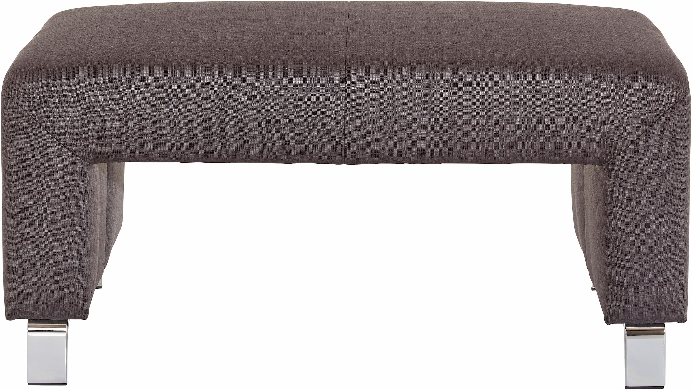 exxpo - sofa fashion Tabouret rembourré »Intenso, Hocker, modern, wahlweise in Leder oder Textil« hohe Bodenfreiheit, frei im Raum stellbar, hoher Sitzkomfort