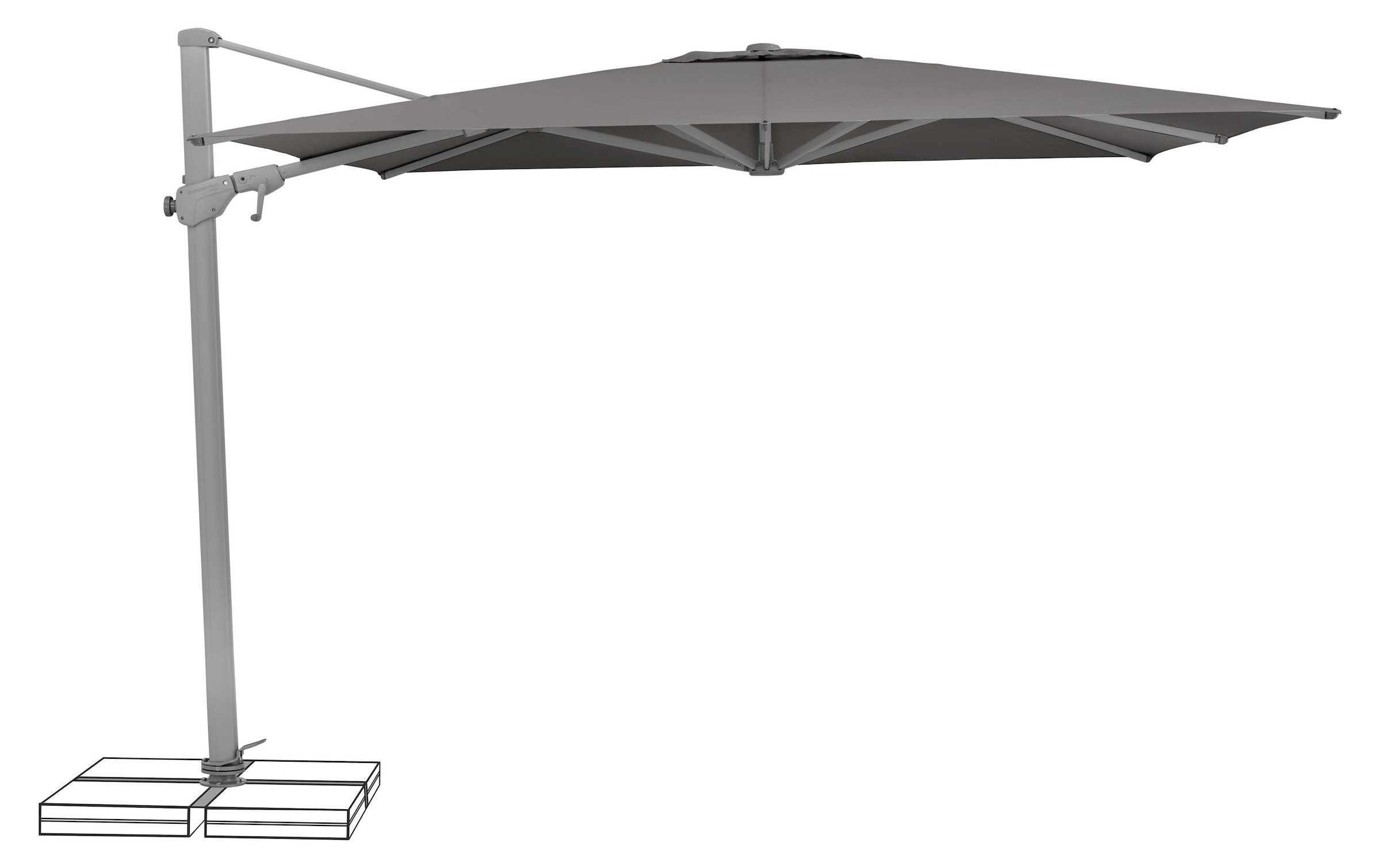   Sonnenschirm »Suncomfort by Glatz Varioflex, 300 x 300 cm«