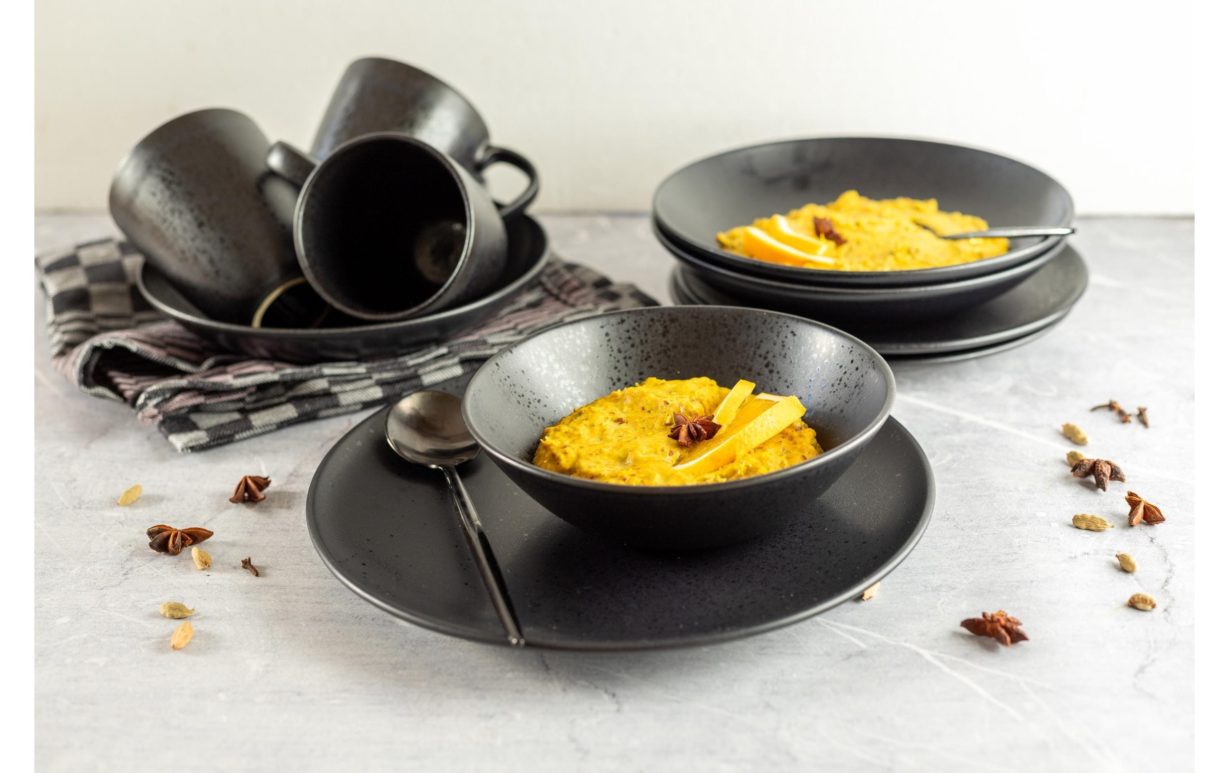 MÄSER Set de vaisselle pour le petit déjeuner »Essential 18-teilig«