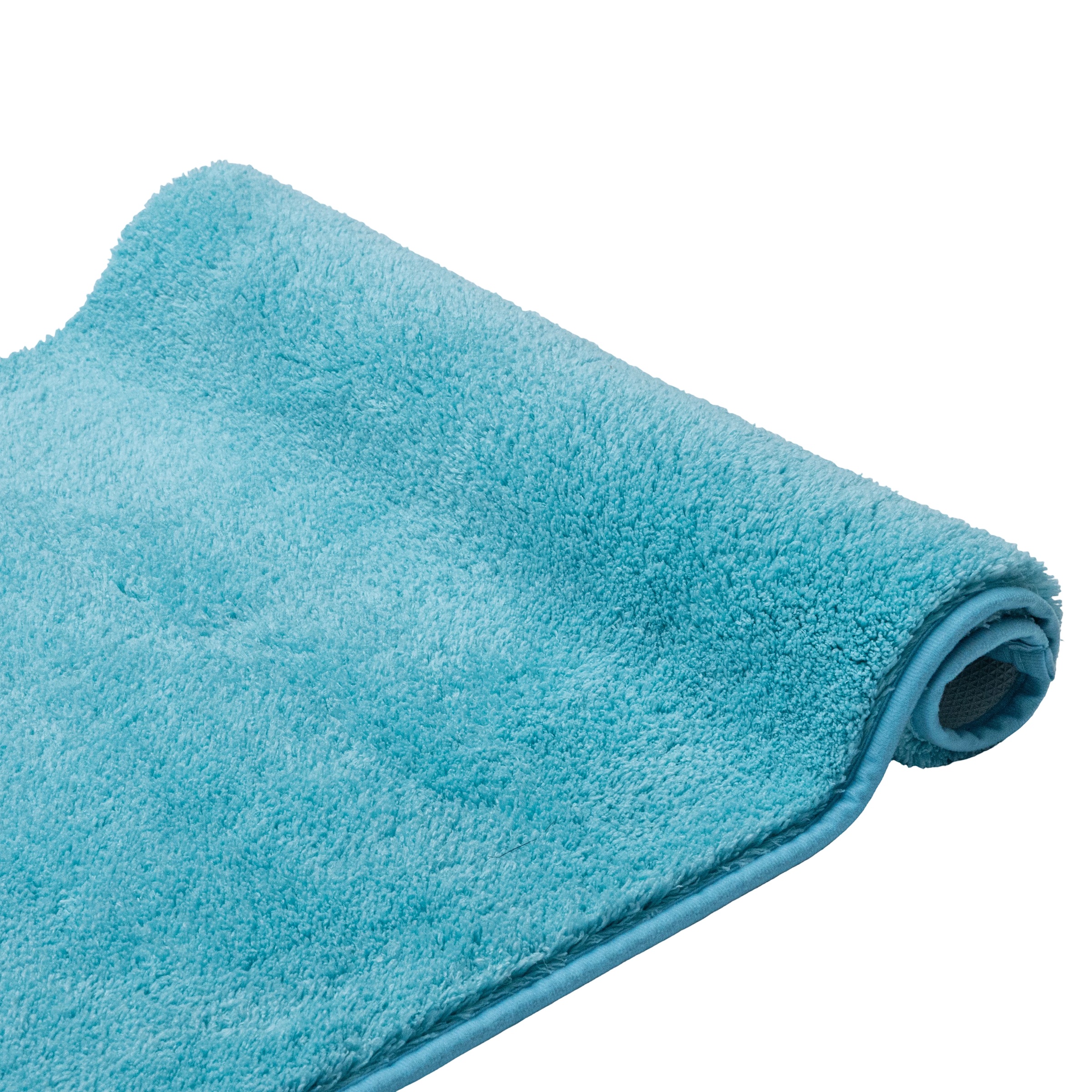 GOODproduct Tapis de bain »Cali, Badvorleger, Badezimmer Teppich, Duschvorleger« Höhe 10 mm revêtement antidérapant Séchage rapide | compatible chauffage au sol doux, couleurs unies, disponible aussi en tapis