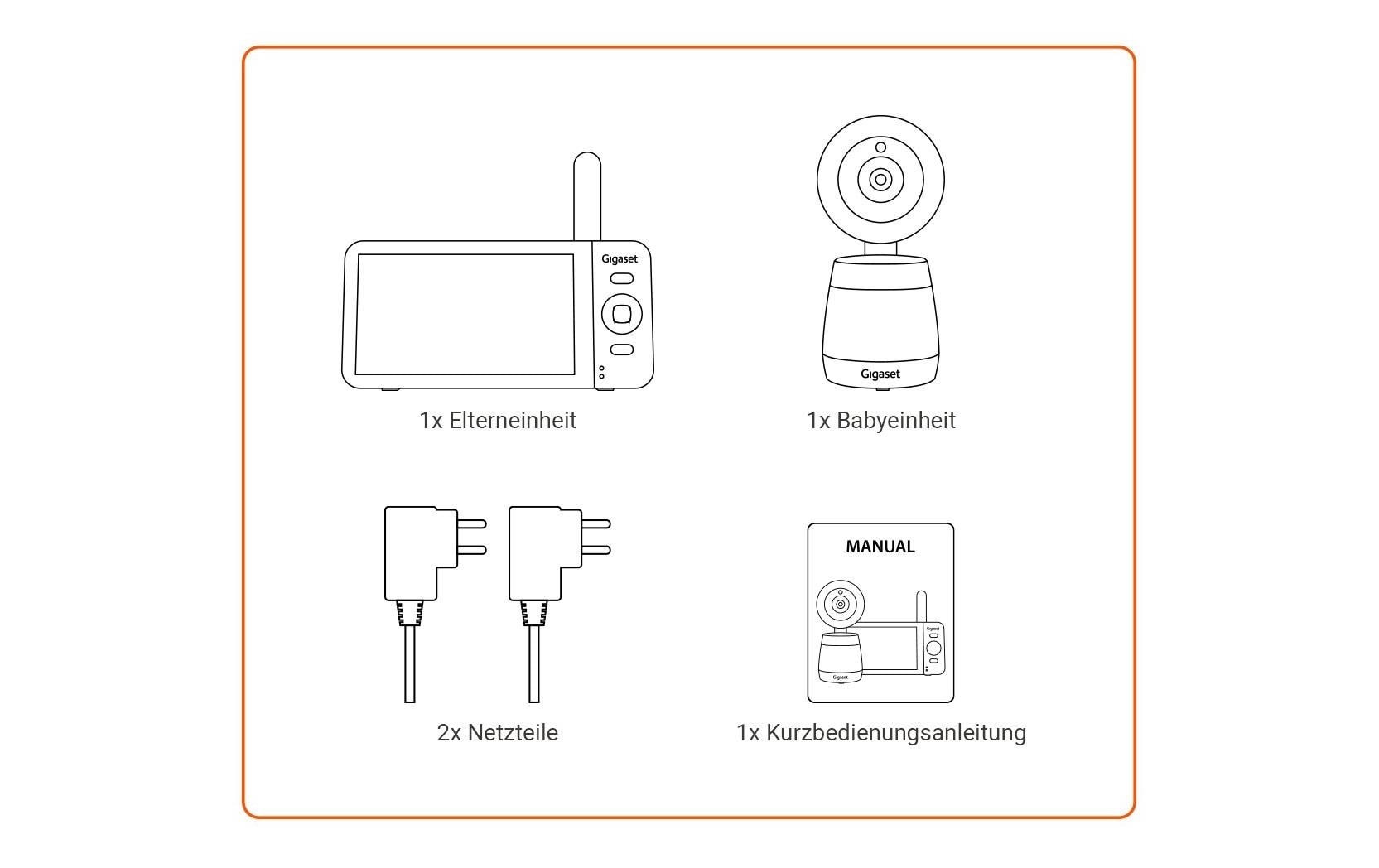 Gigaset Video-Babyphone »Baby 700 Connected«