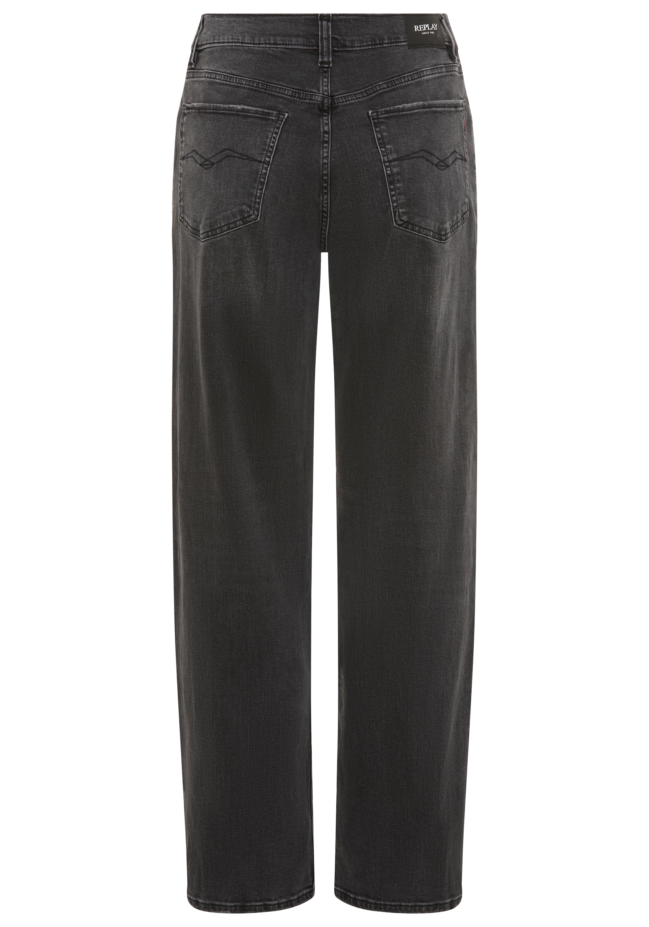 Replay Jeans large »ZELMAA« avec fermeture asymétrique