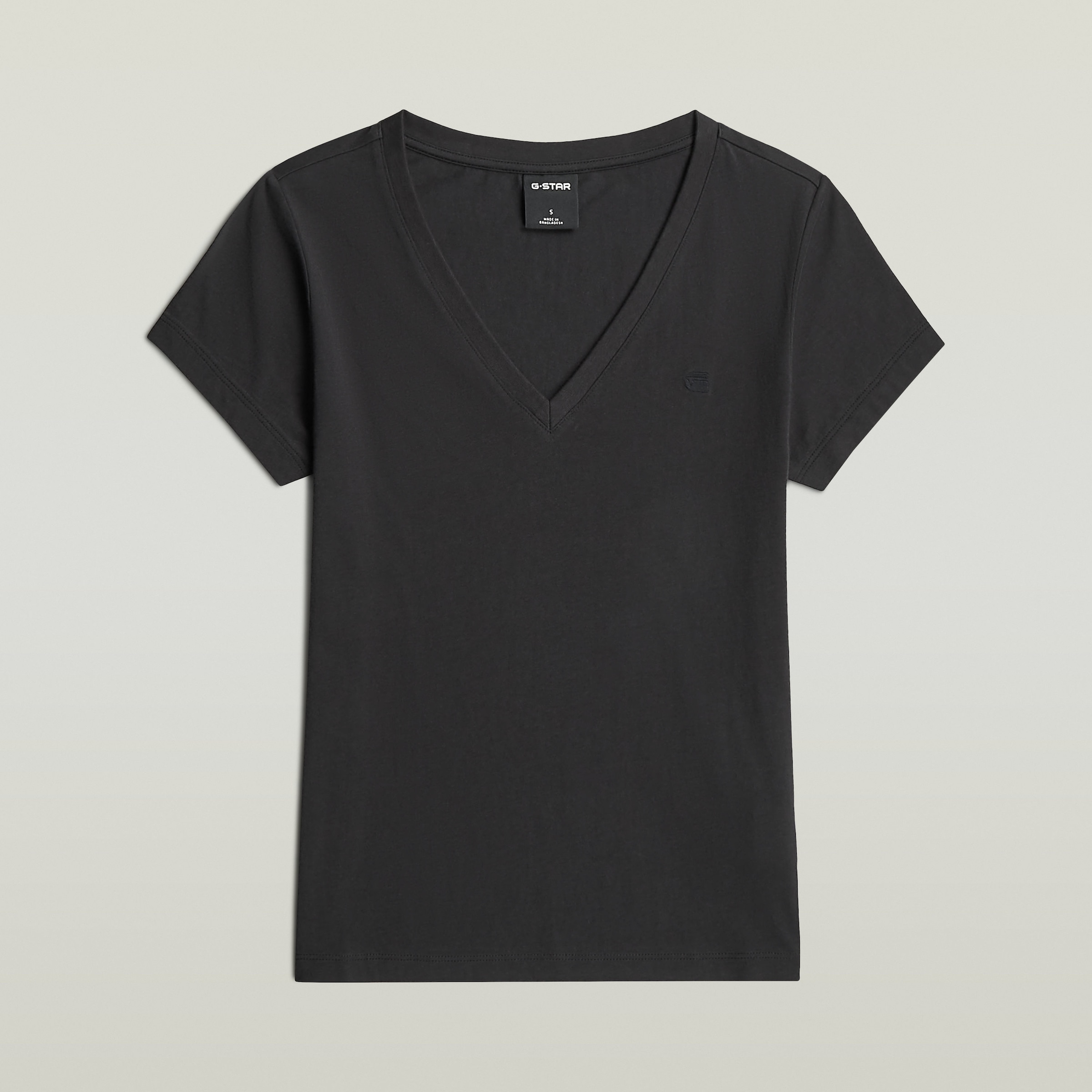 G-STAR T-shirt en V »Overdyed Form v t wmn« en qualité coton