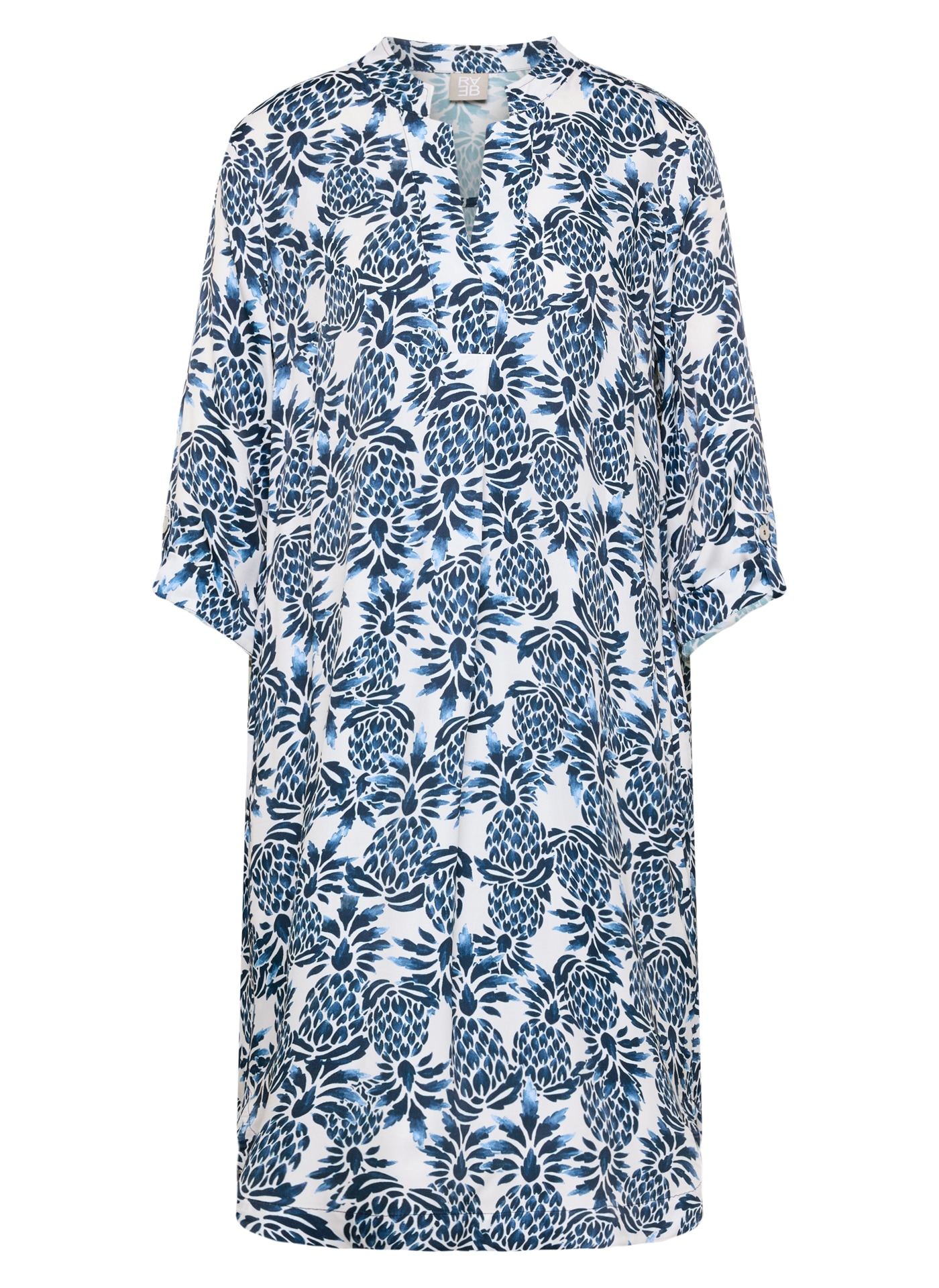 Rabe Robe imprimée Poches pour les mains mit floralem Allover-Print