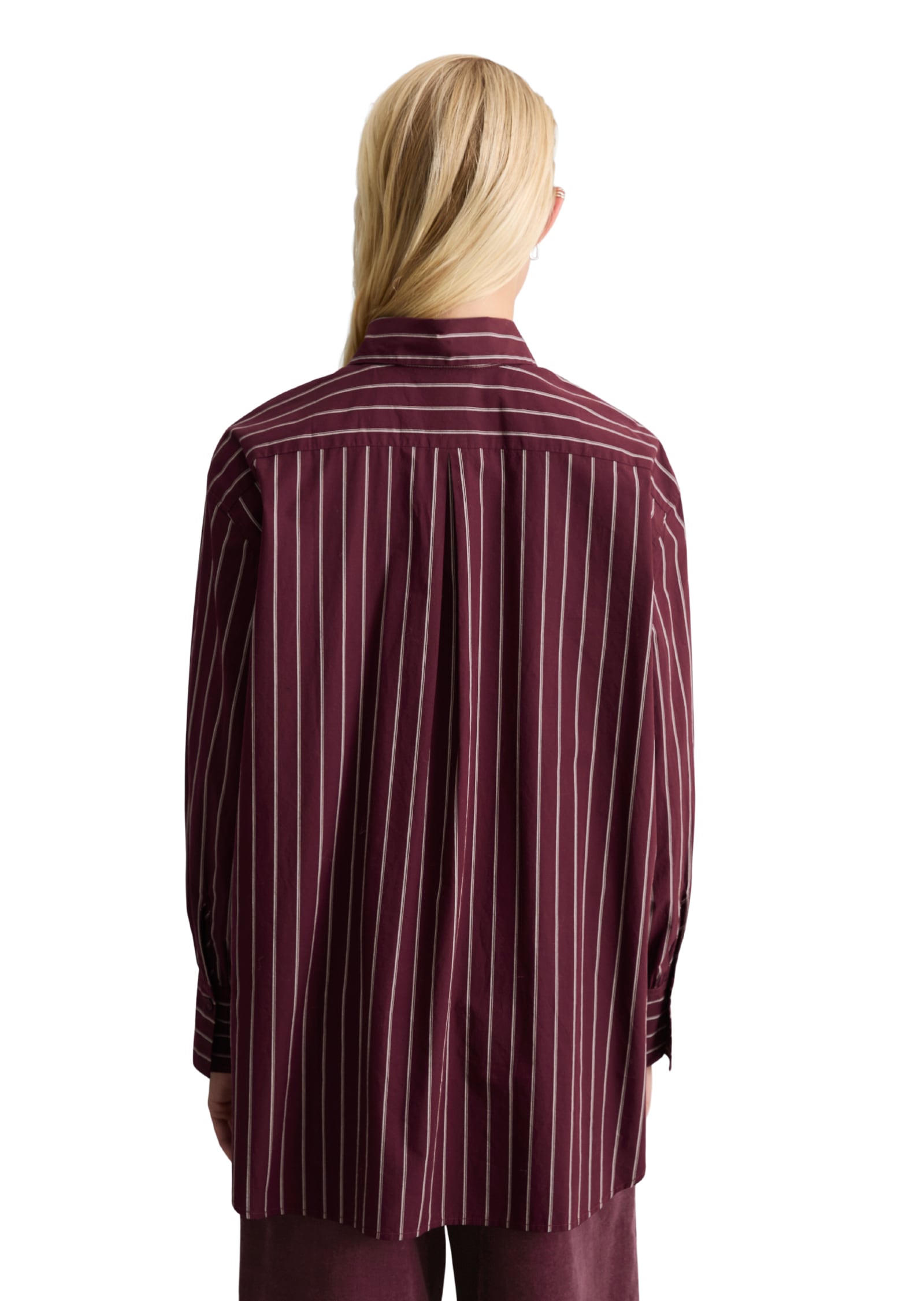 Marc O'Polo DENIM Blouse chemise en popeline effet papier, coupe ample