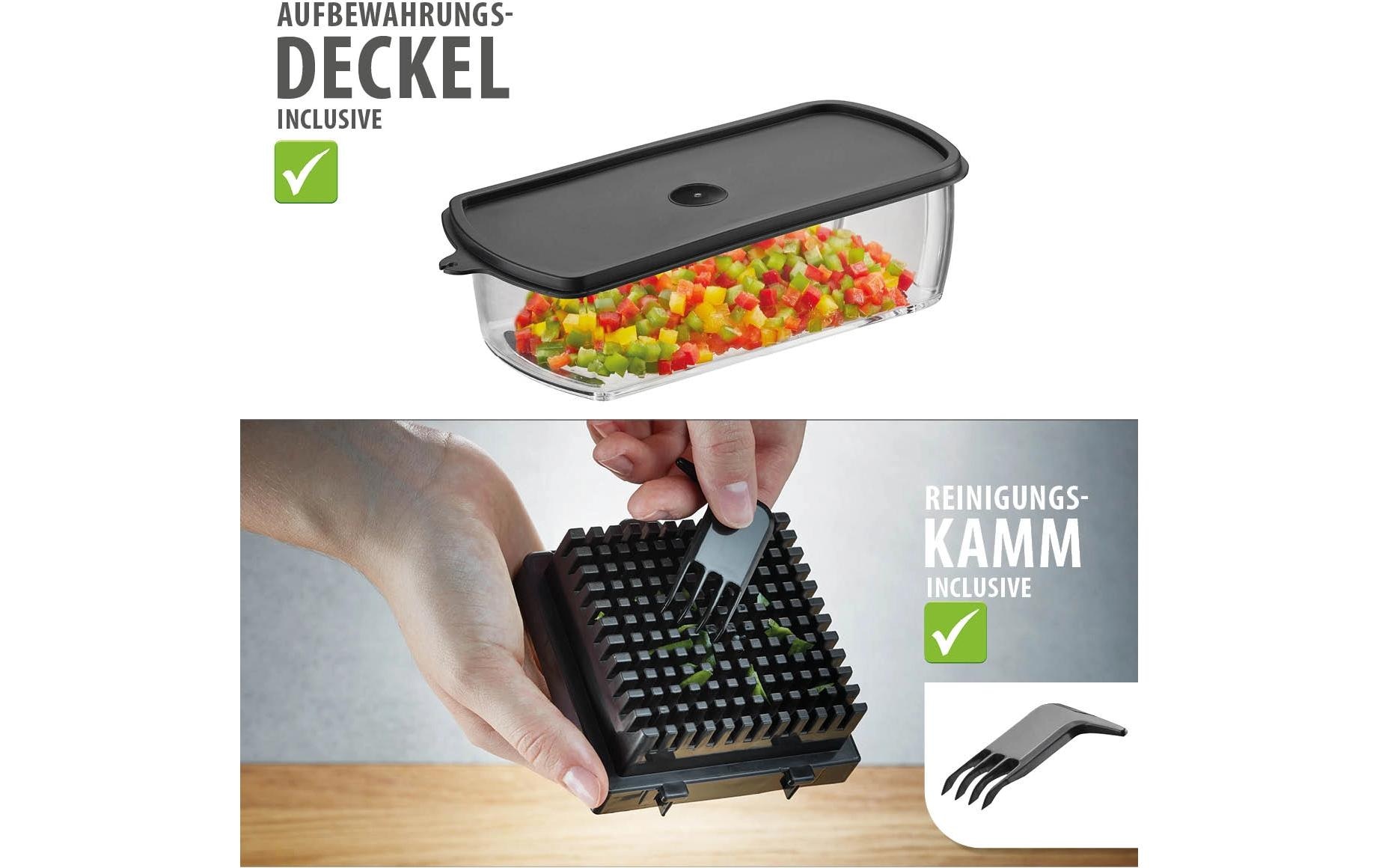 GEFU Hachoir »(Würfel- und Stifteschneider) TREPPO« Kunststoff, Edelstahl, 1000 ml