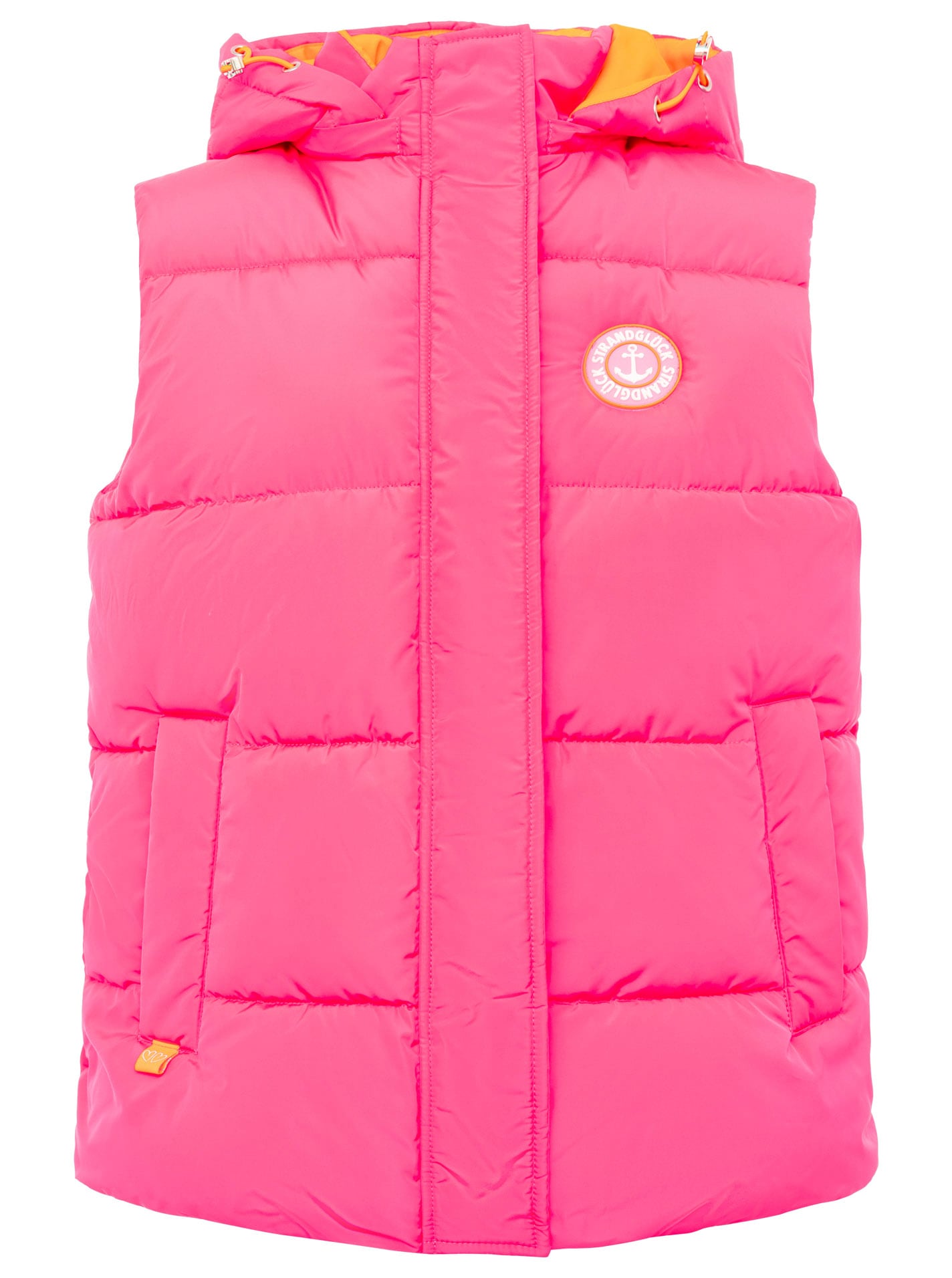 Zwillingsherz Steppweste »"Strandglück"« Kapuze, Eingriffstaschen, Ankermotiv