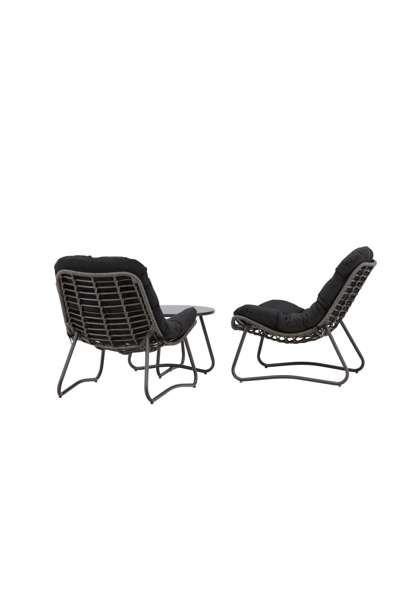 Venture Home Gartenlounge-Set »Cala, grosszügiges Outdoor-Set für hohen Sitzkomfort« 3 tlg. Loungemöbel rund, Stoffbezug, angenehm, weich