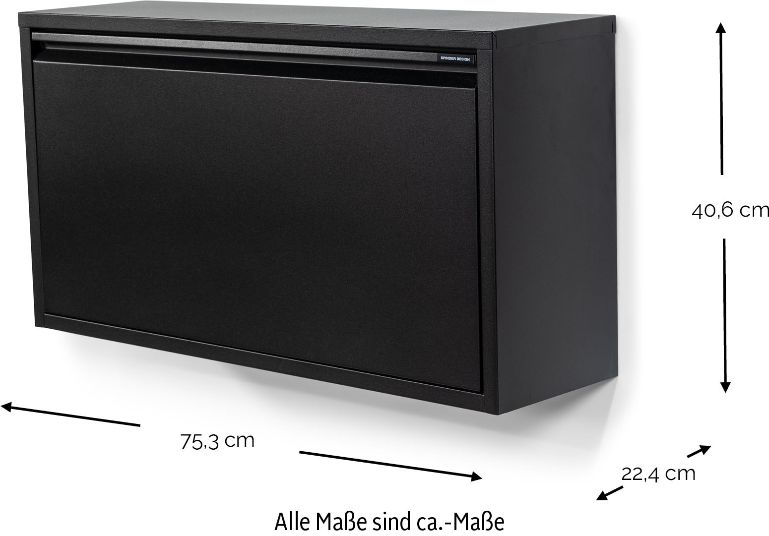Spinder Design Armoire à chaussures »BILLY 1« armoire à chaussures en acier avec double compartiment