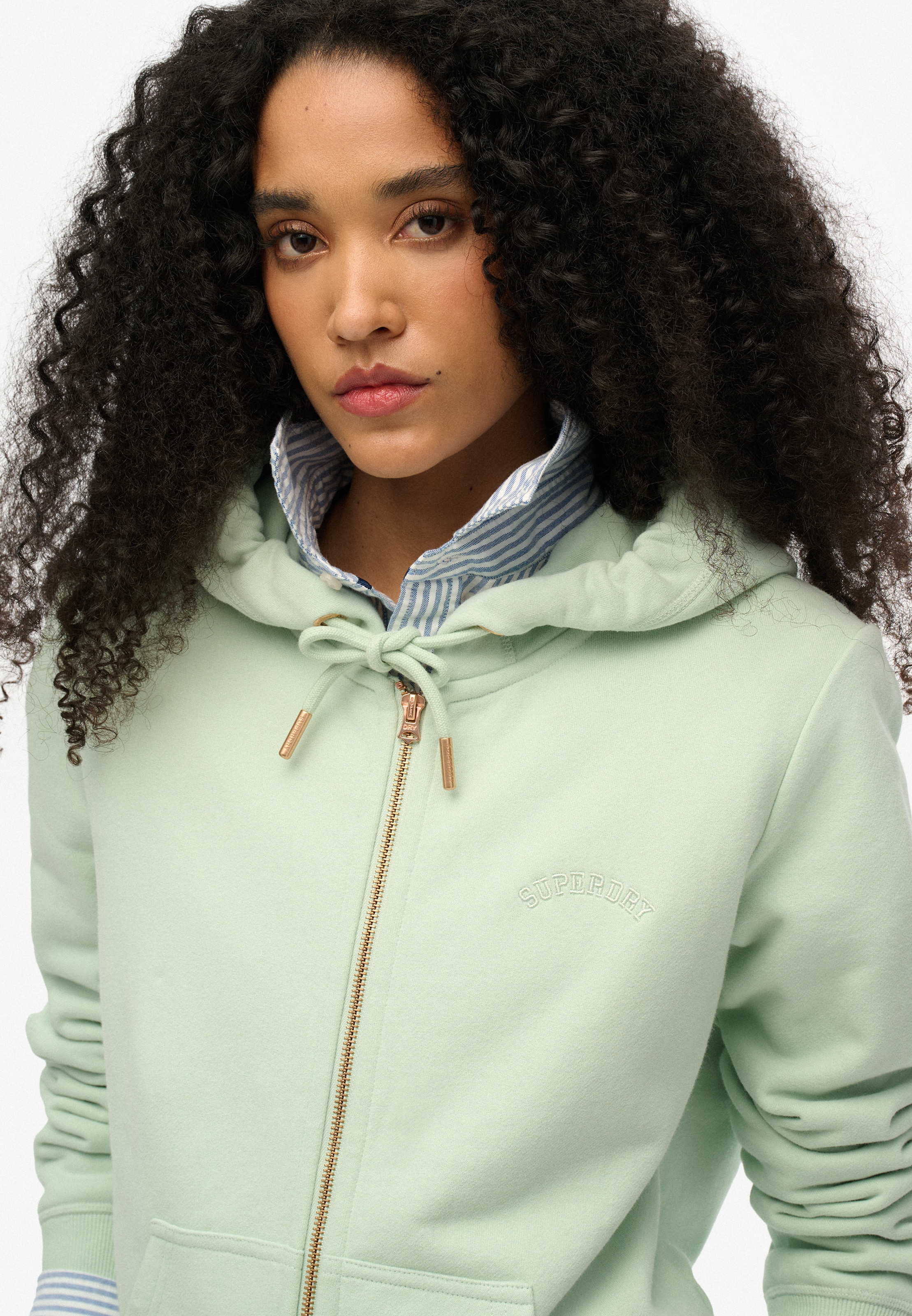 Superdry Kapuzensweatjacke »ESSENTIAL LOGO ZIPHOOD HB«