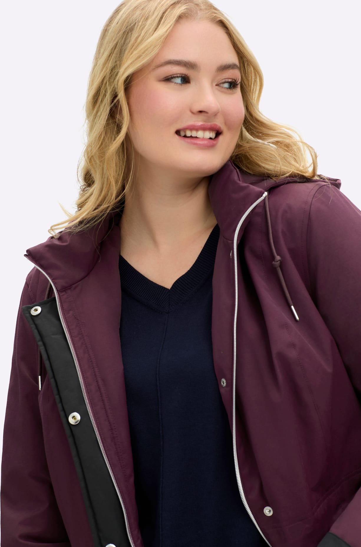 Sheego Langjacke mitKapuze