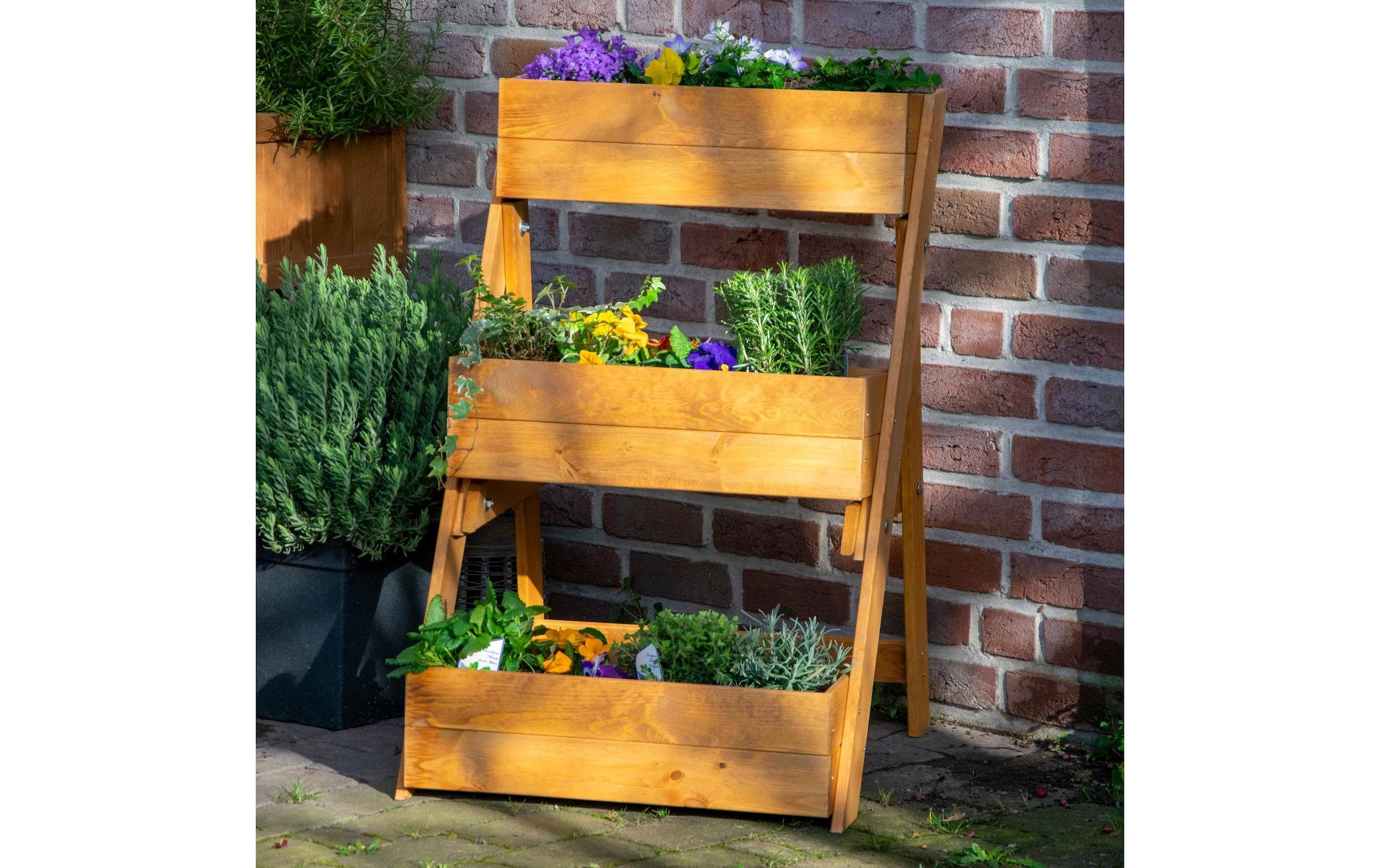 dobar Lit surélevé »Pflanztreppe 3-stufig«