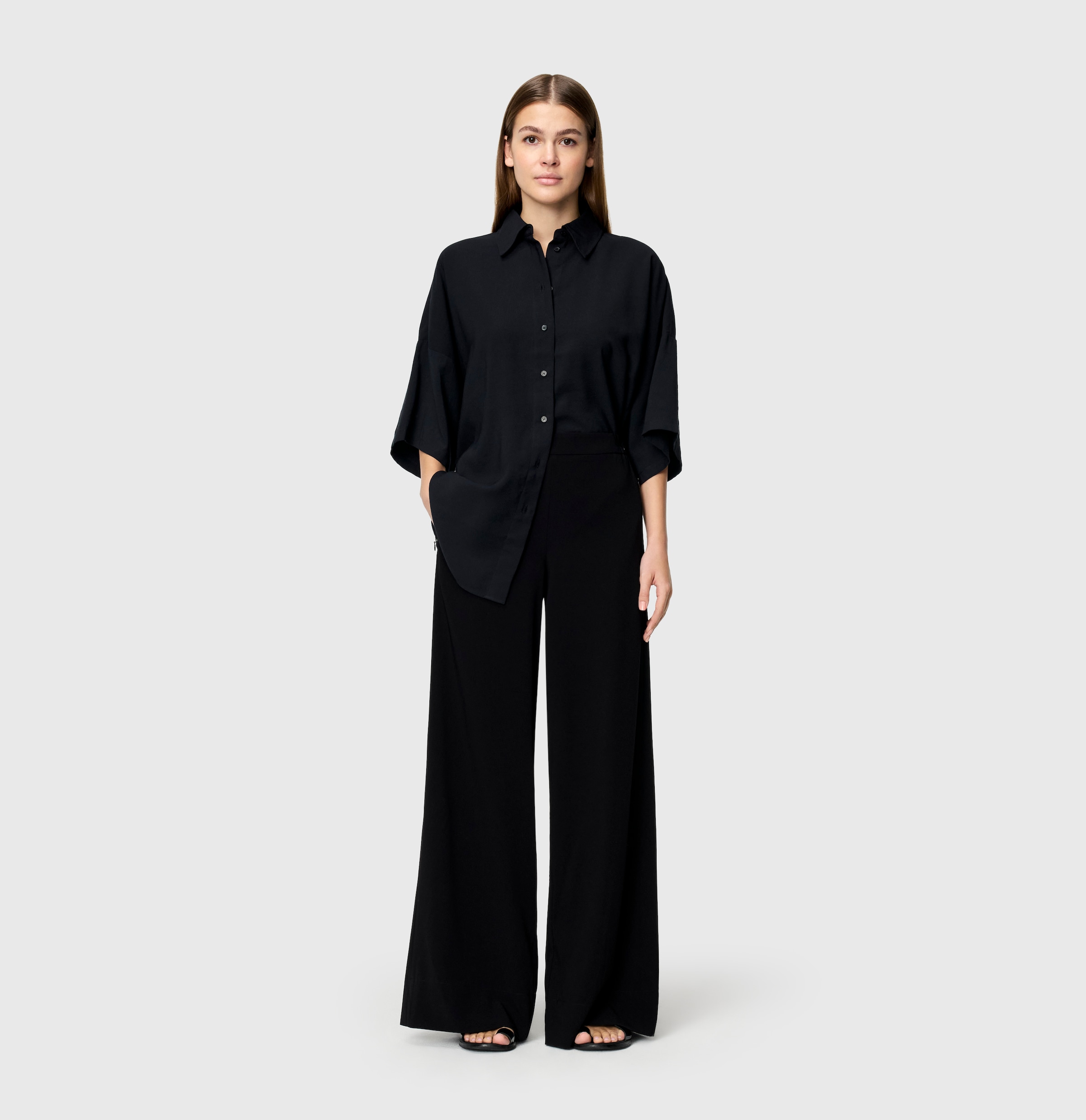 MAC Stretch-Hose »CORALIE«  Seitliche Eingrifftaschen mit Reissverschluss