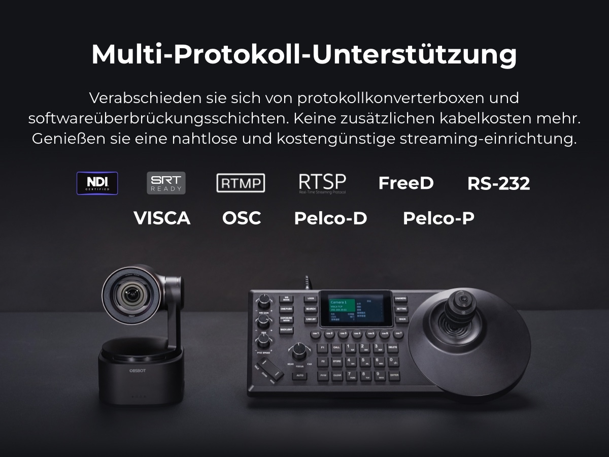 OBSBOT Caméscope »Tail 2« 5 foisx opt. Zoom