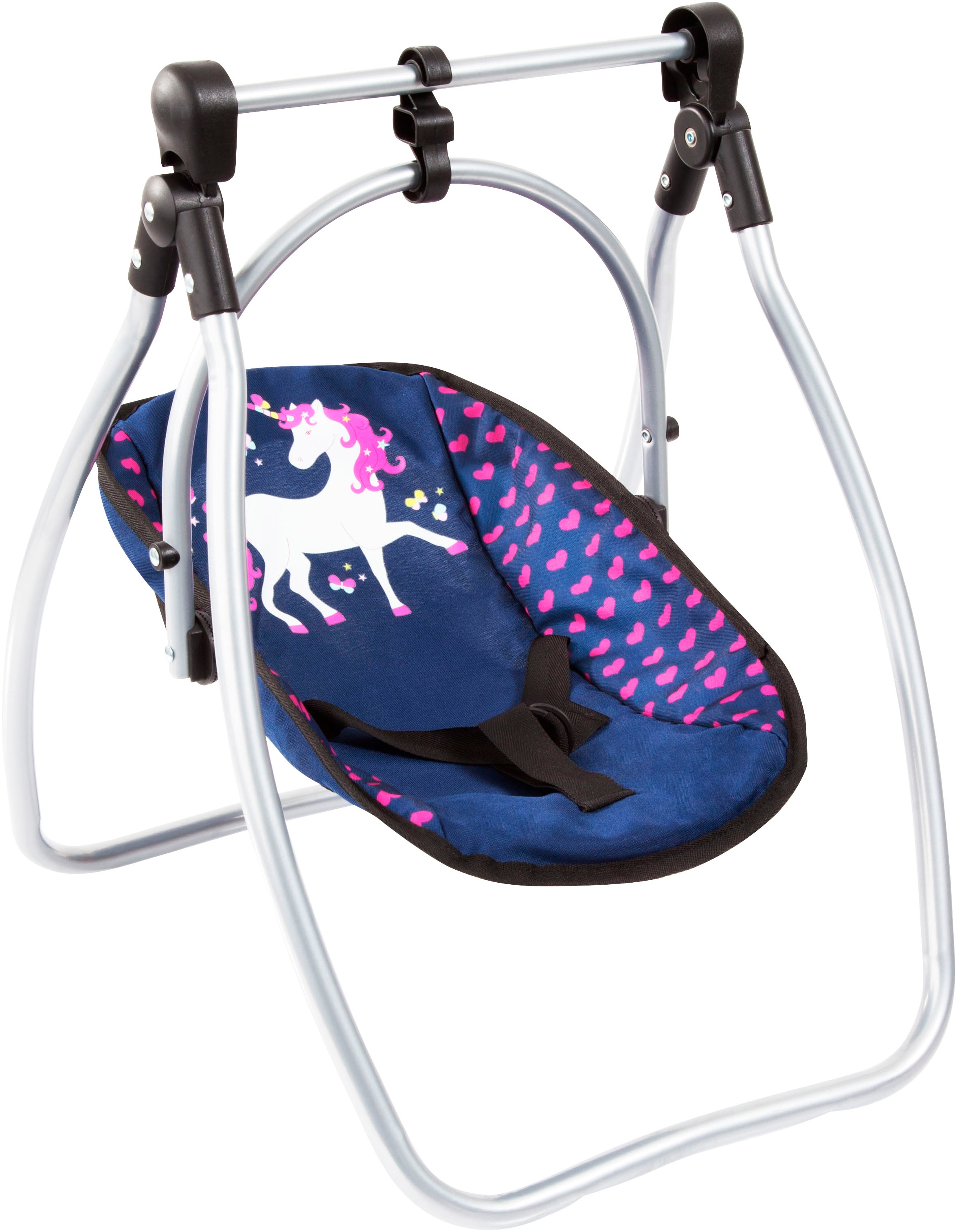 Bayer Set d'accessoires de poupées »Vario blau/pink« mit multifunktionalem Sitz