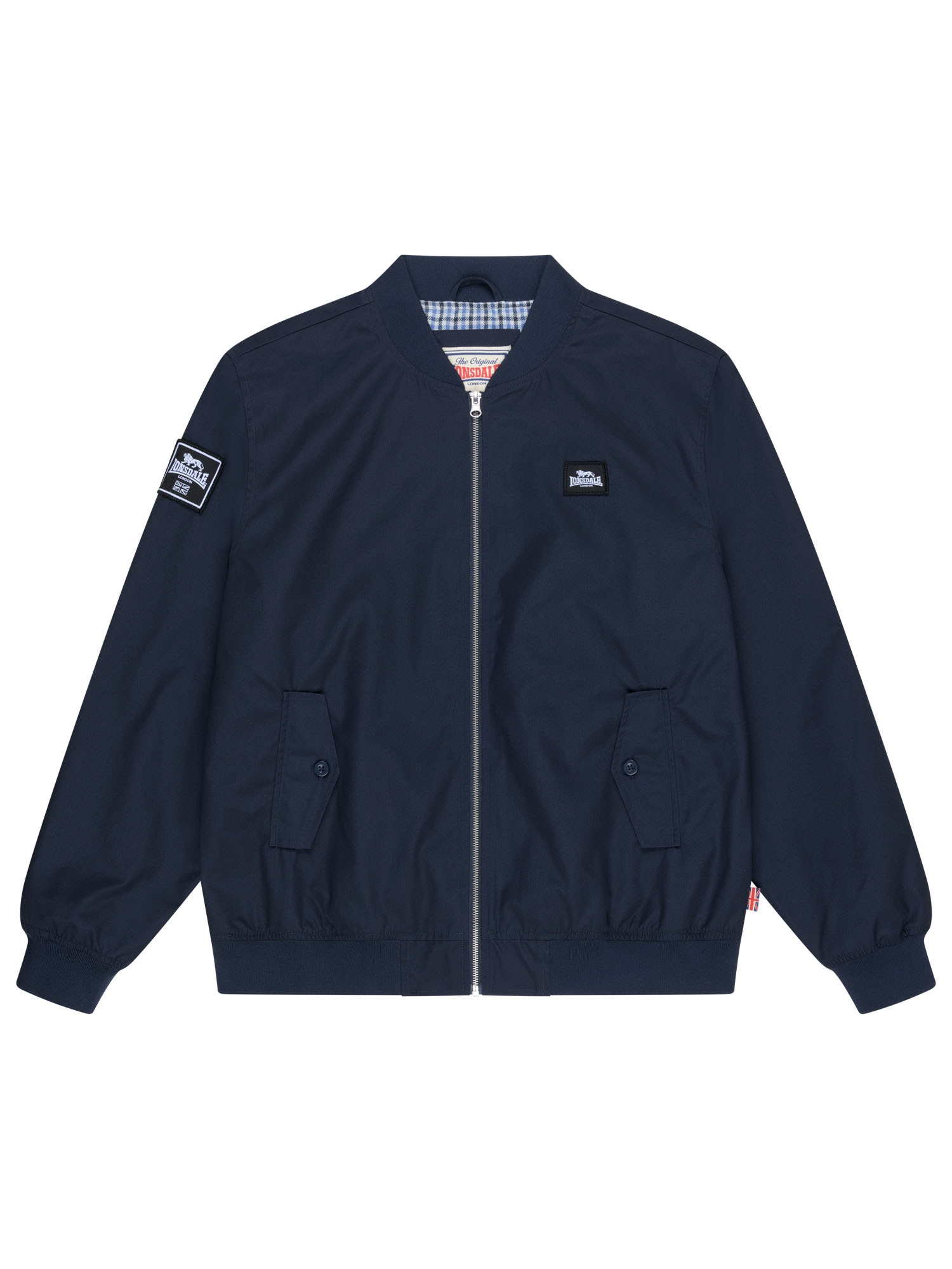 Lonsdale Collegejacke »LEYTONSTONE« mit Reissverschluss, aus Baumwolle und Polyester, normale Passform