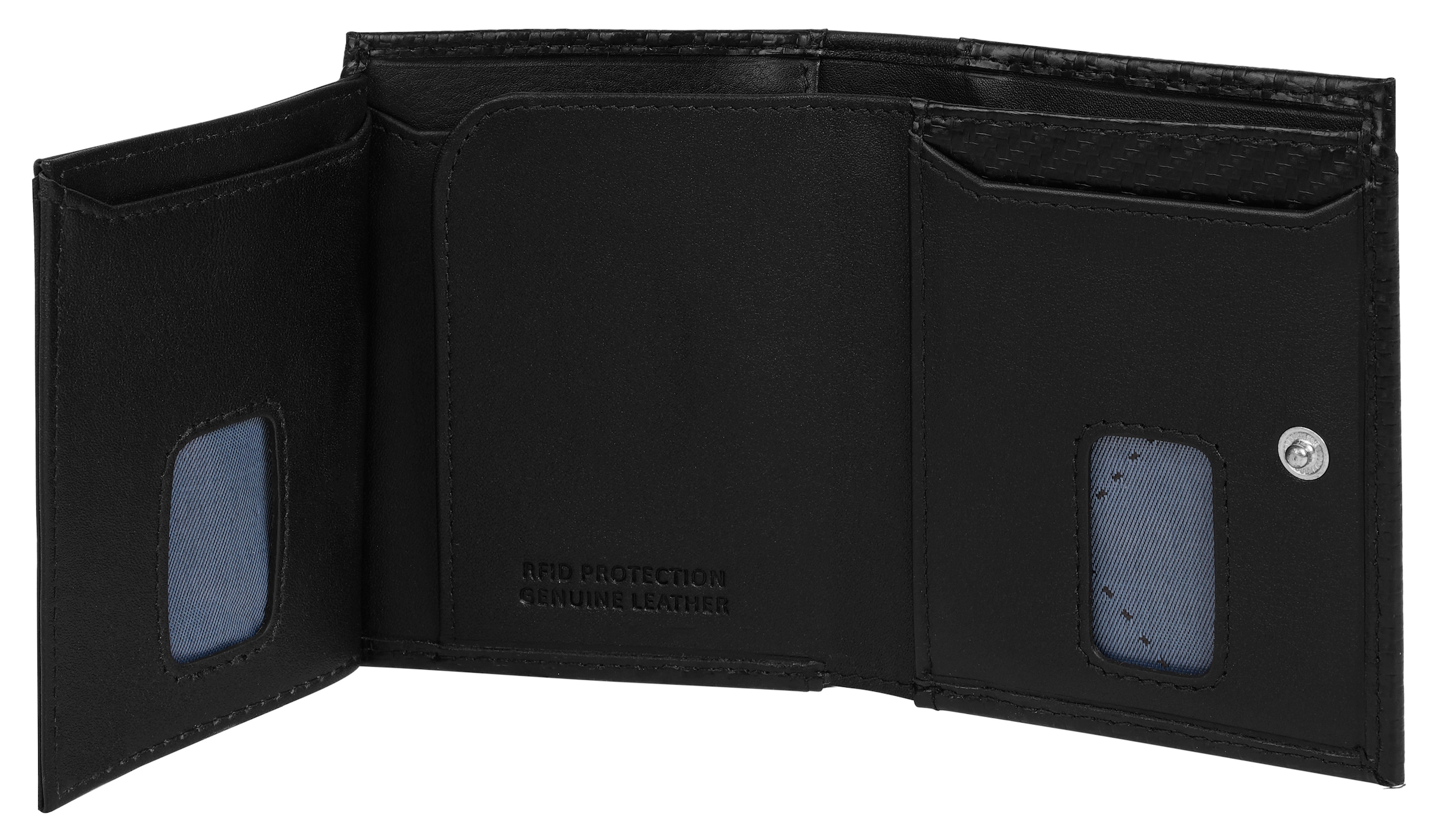bugatti Porte-monnaie »BUGATTI Herren, Damen SECURE SLIM echt Leder« cuir véritable