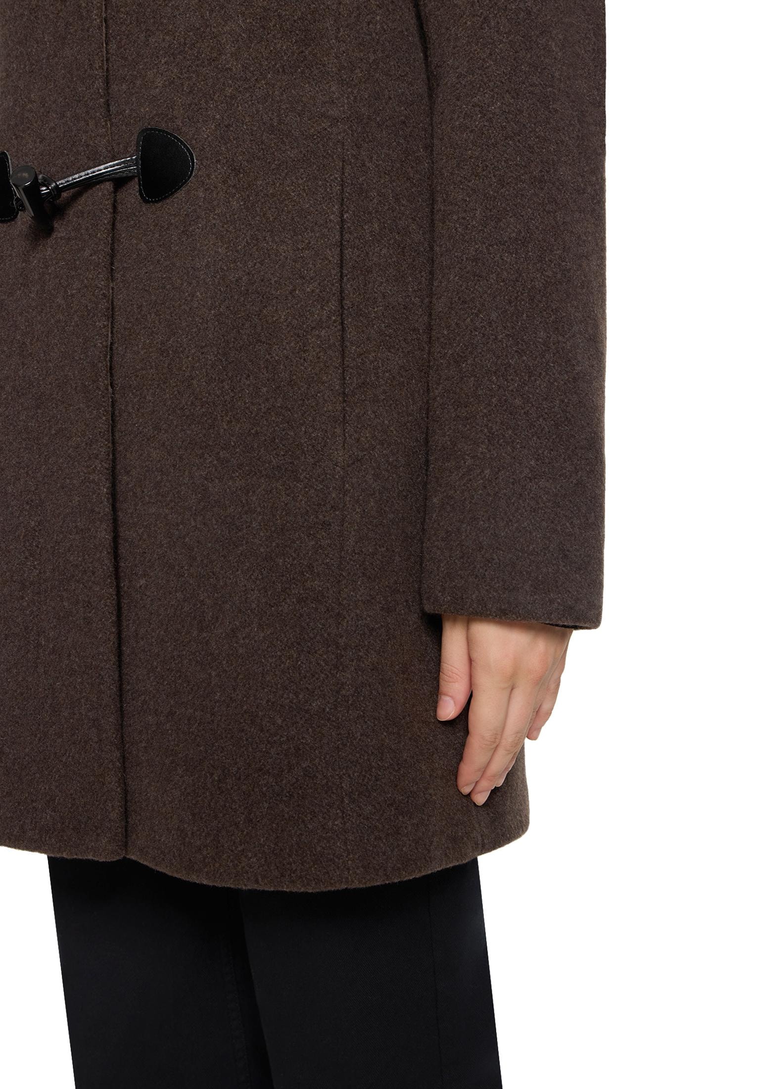 Gil Bret Dufflecoat Dufflecoat mit Kapuze und kariertem Inlay