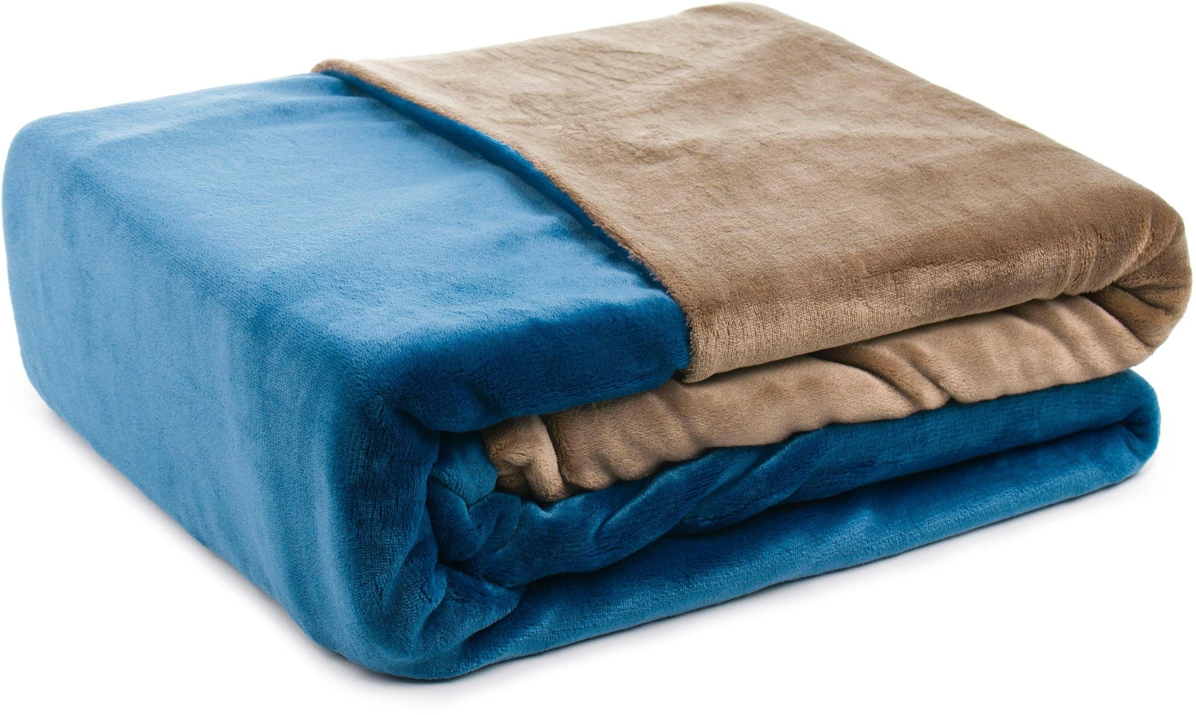 Gözze Linge de lit réversible »Superflausch in Gr. 135x200 oder 155x220 cm« 2 cuis Polaire douillette et chaude en hiver, linge de lit réversible