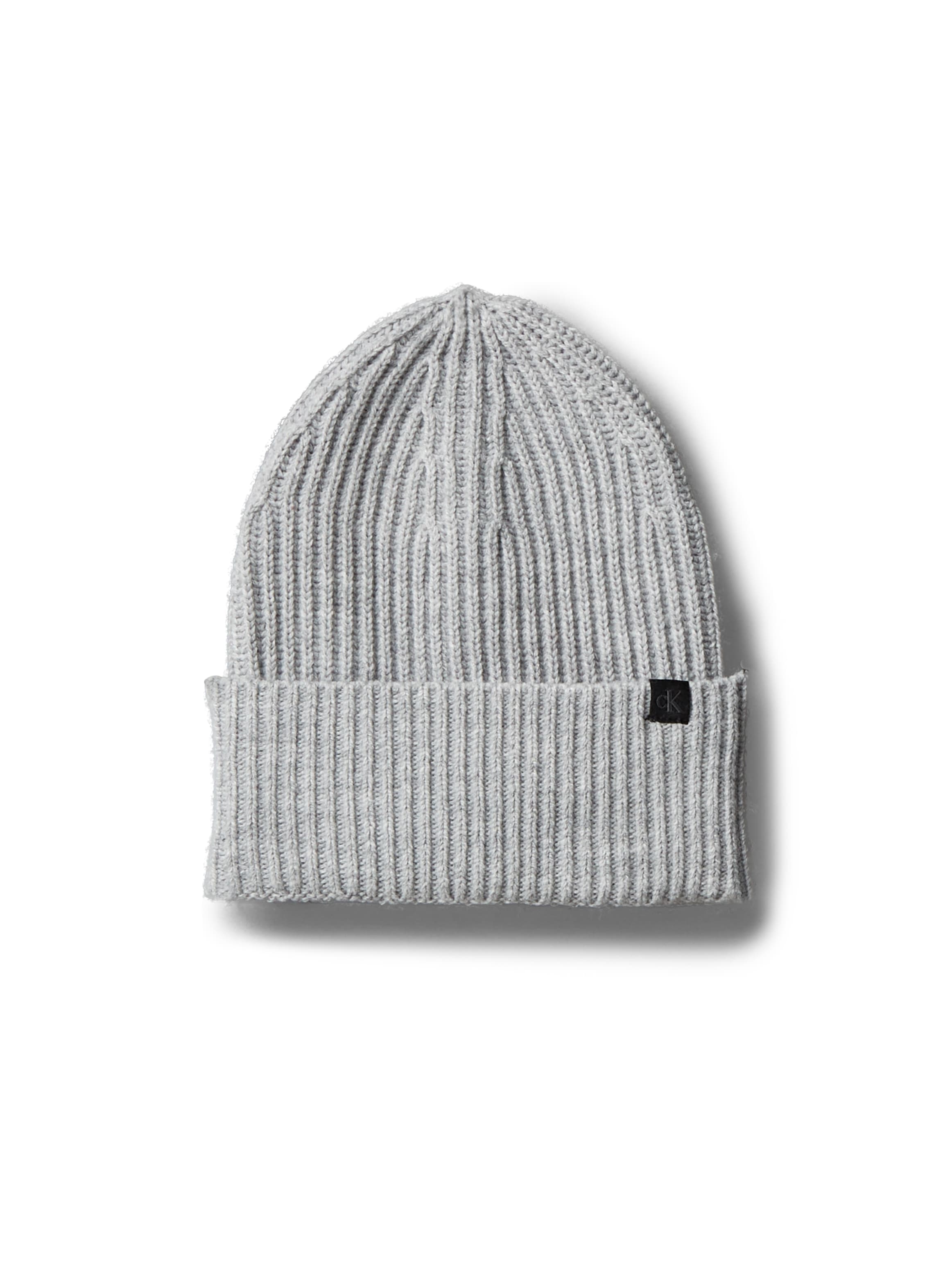 Calvin Klein Jeans Beanie »Monogram Rib Beanie« mit Logopatch