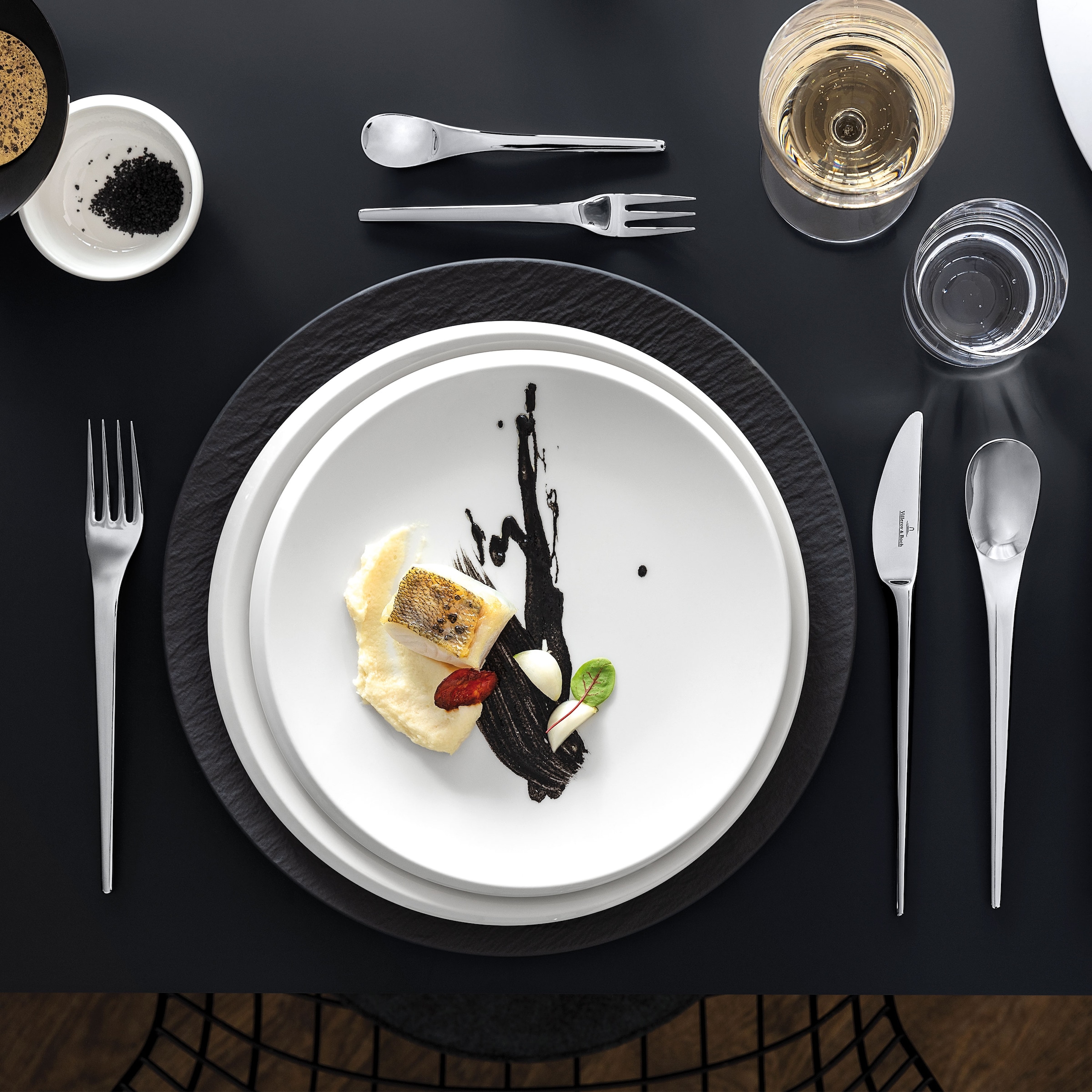 Villeroy & Boch Besteck-Set »NewMoon Tafelbesteck« Robustes Besteck aus hochwertigem Edelstahl