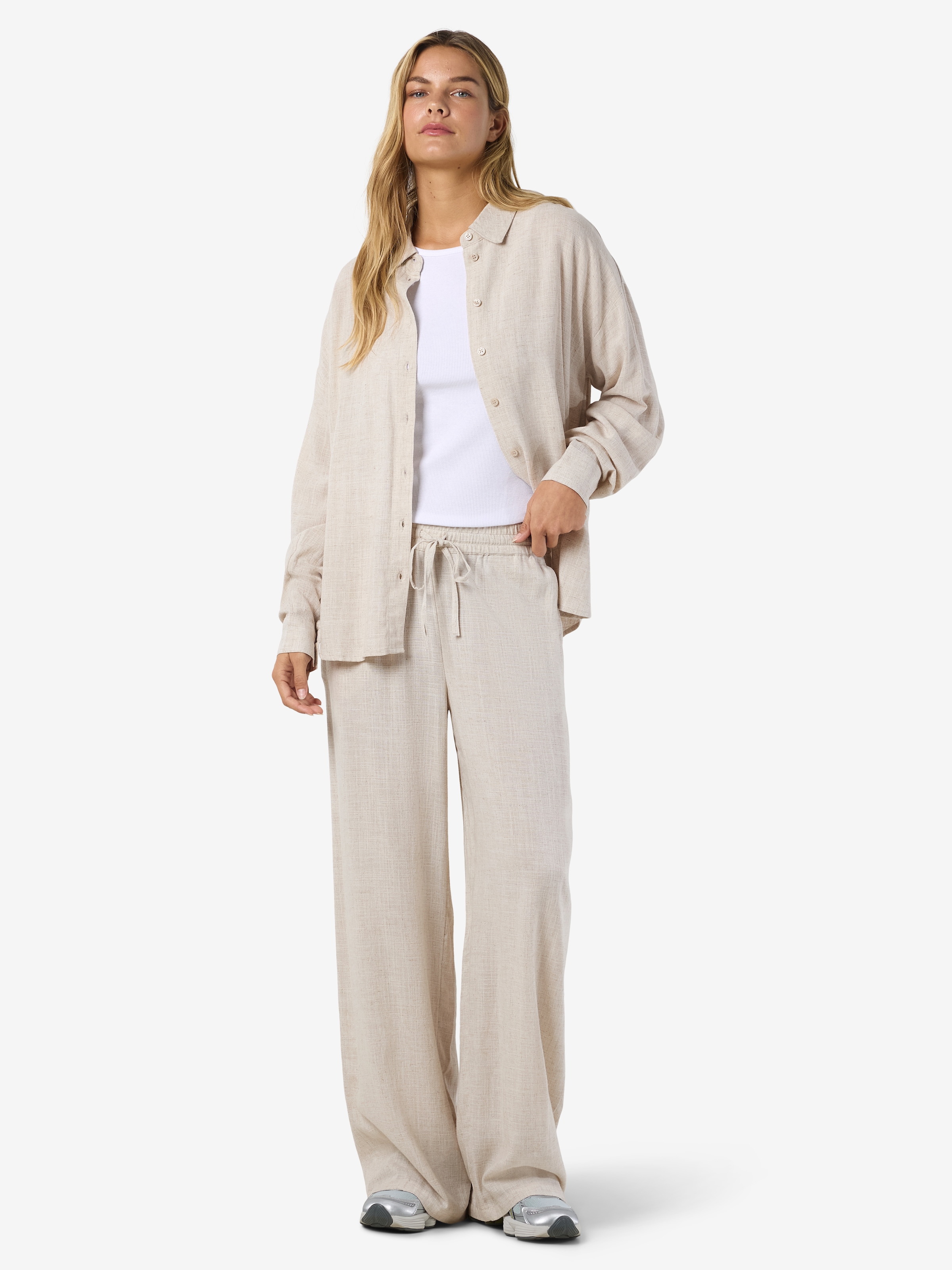 Noisy may Jogger Pants »NMLEILANI NW LOOSE PANTS WVN NOOS«