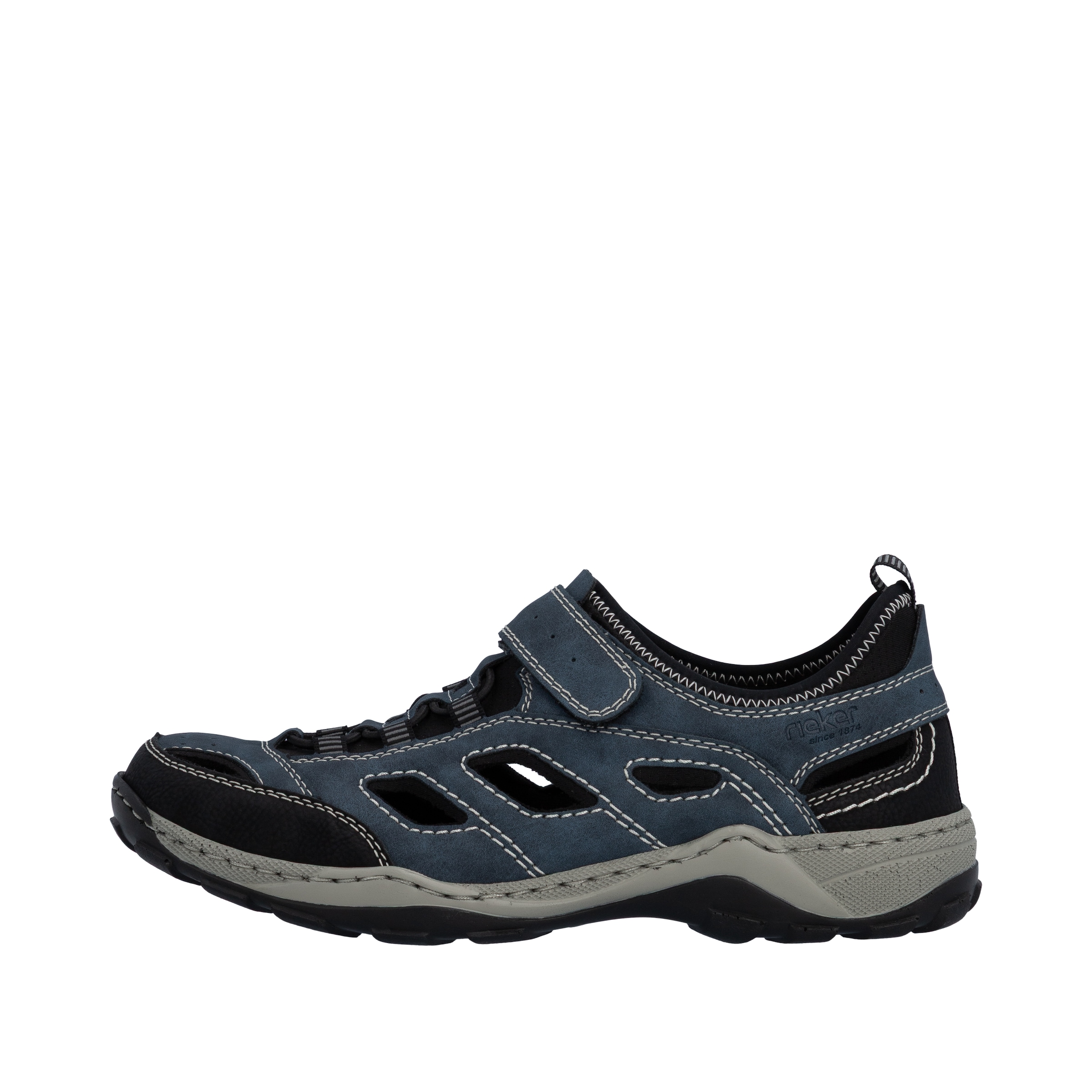 Rieker 1100000002199  Chaussure à enfiler, chaussure de trekking, chaussure outdoor avec bride auto-agrippante