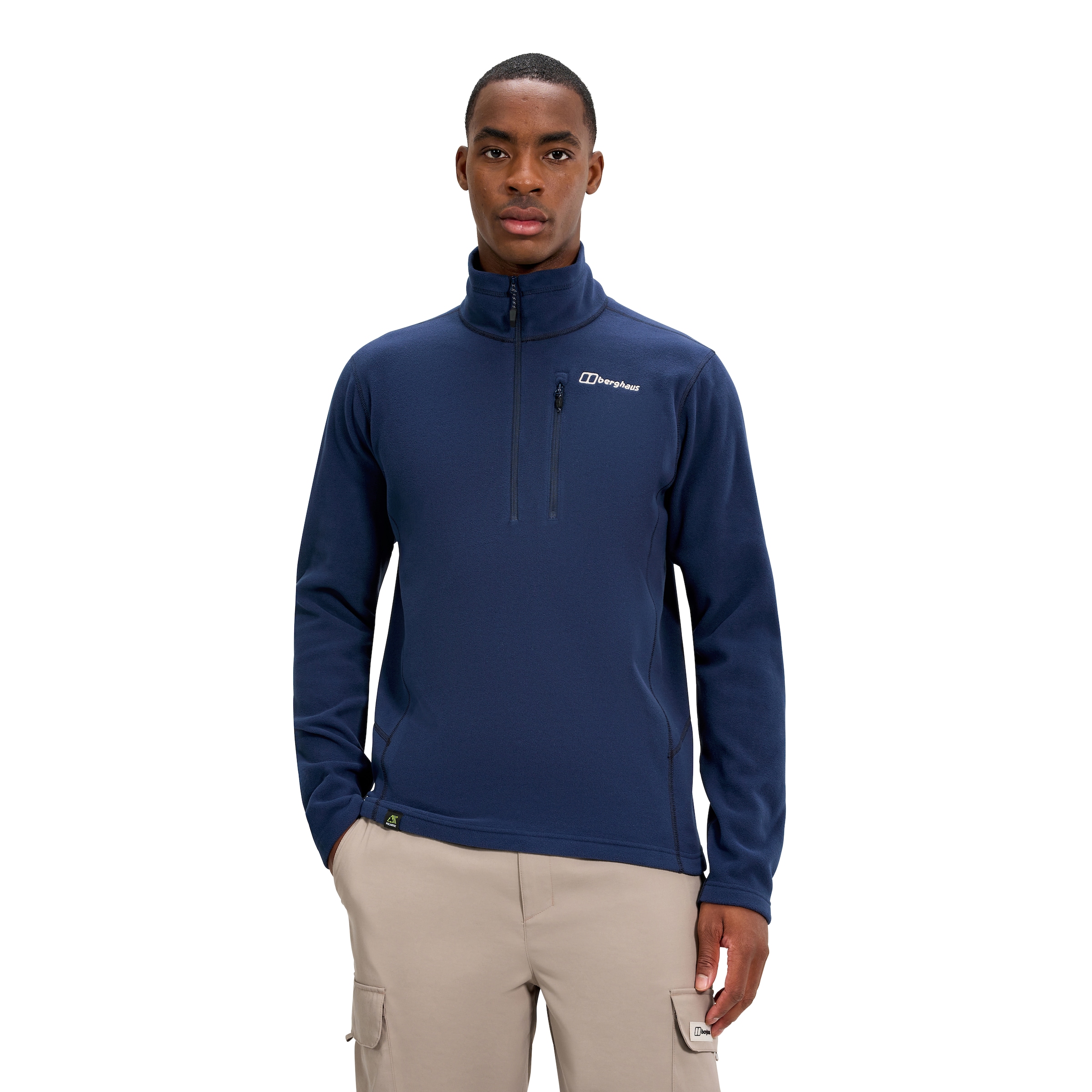 Berghaus Strickfleece-Pullover aus Polyester, mit Half-Zip, aus Polartec® Classic Microfleece