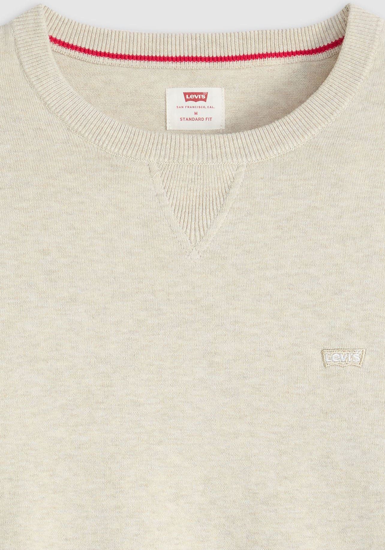 Levi's® Pull à col rond »LIGHTWEIGHT HM SWEATER« Feingerippte Abschlüsse