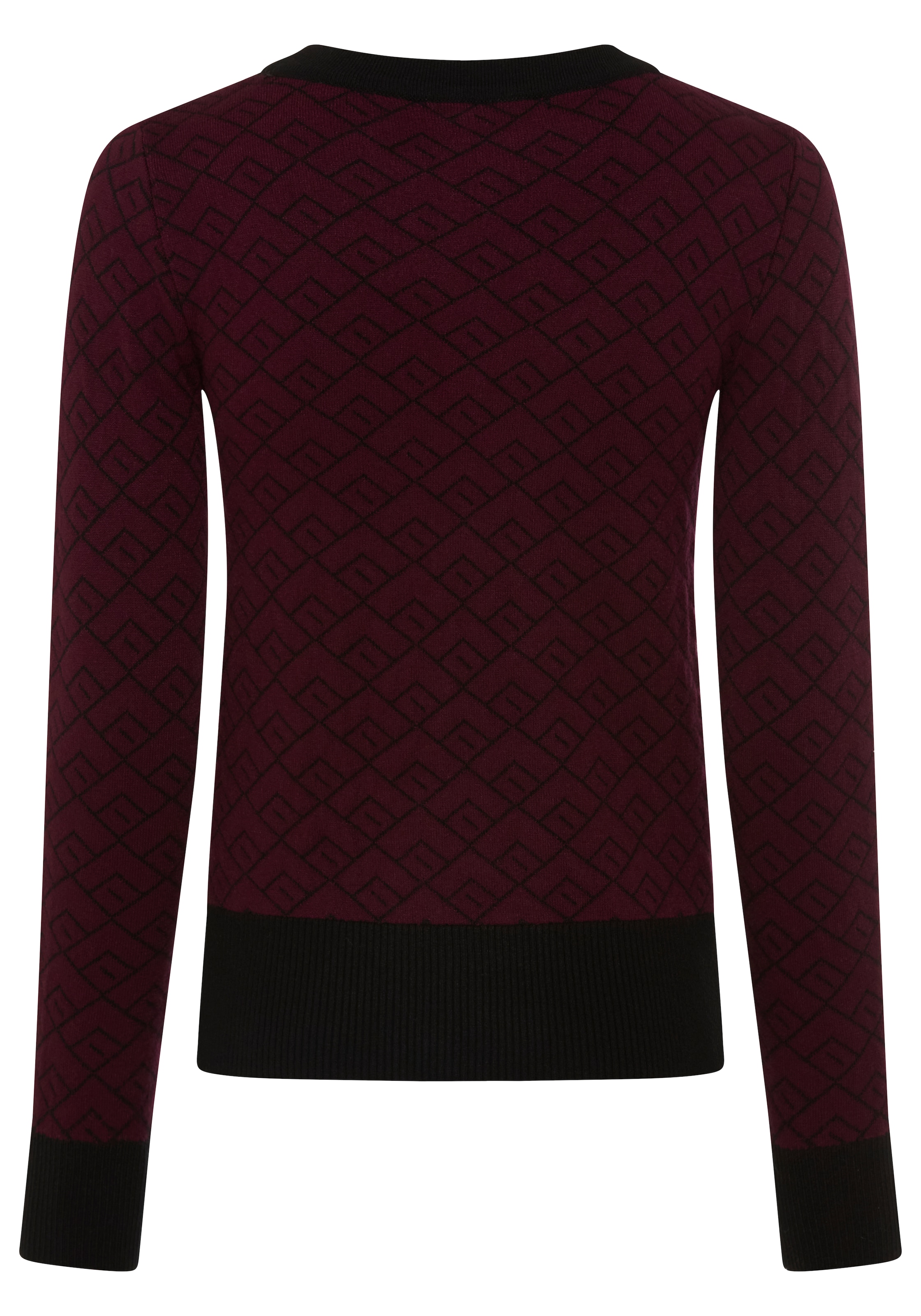 Melrose Strickjacke in trendy Jacquardmuster mit Knopfleiste