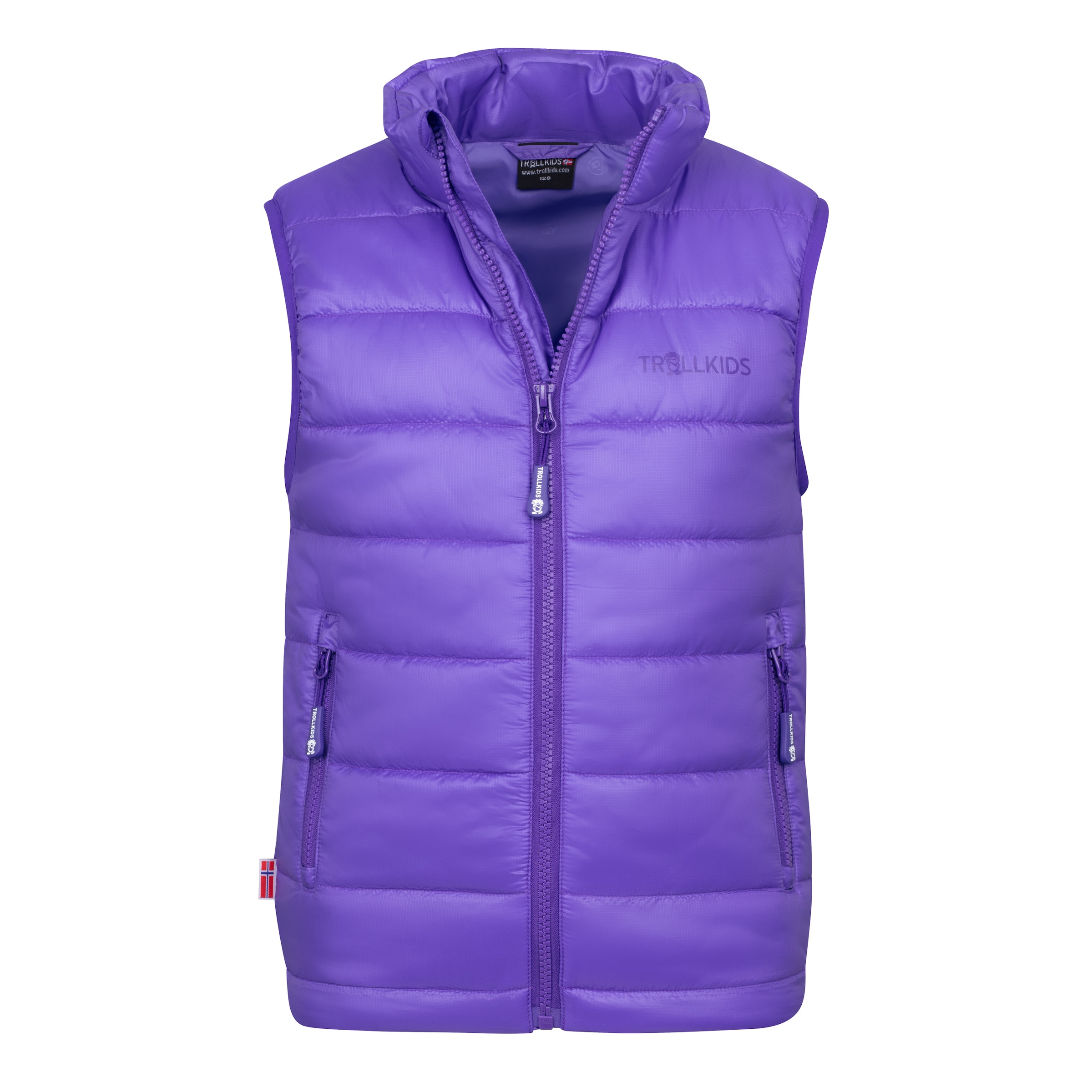 TROLLKIDS Gilet matelassé »Kids Trondheim Vest« sportliche Steppweste, mit Polyfaserfüllung, pflegeleicht, winddicht