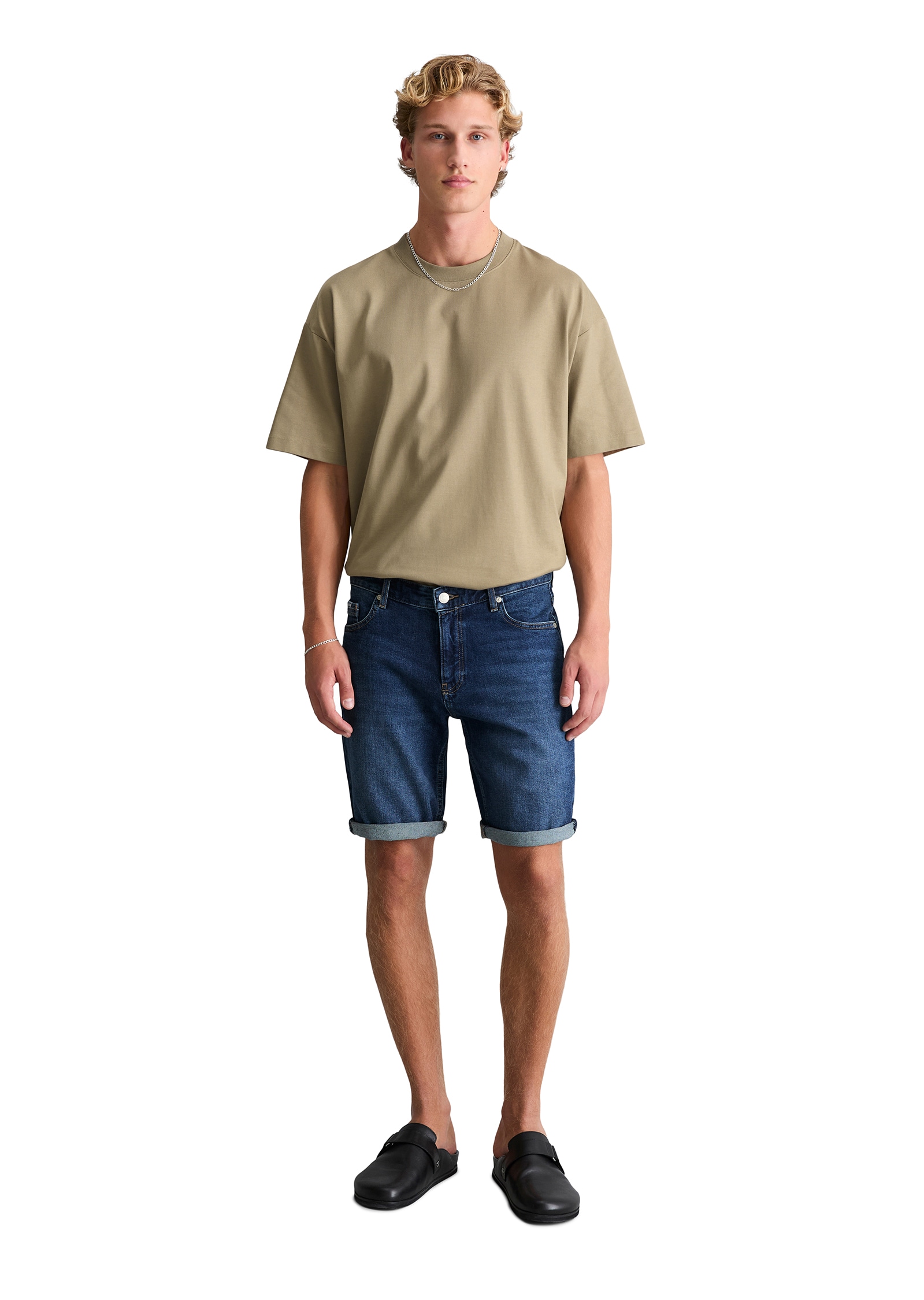 Marc O'Polo DENIM Short en jean »Model Mats tapered fit aus Bio-Baumwoll-Mix«