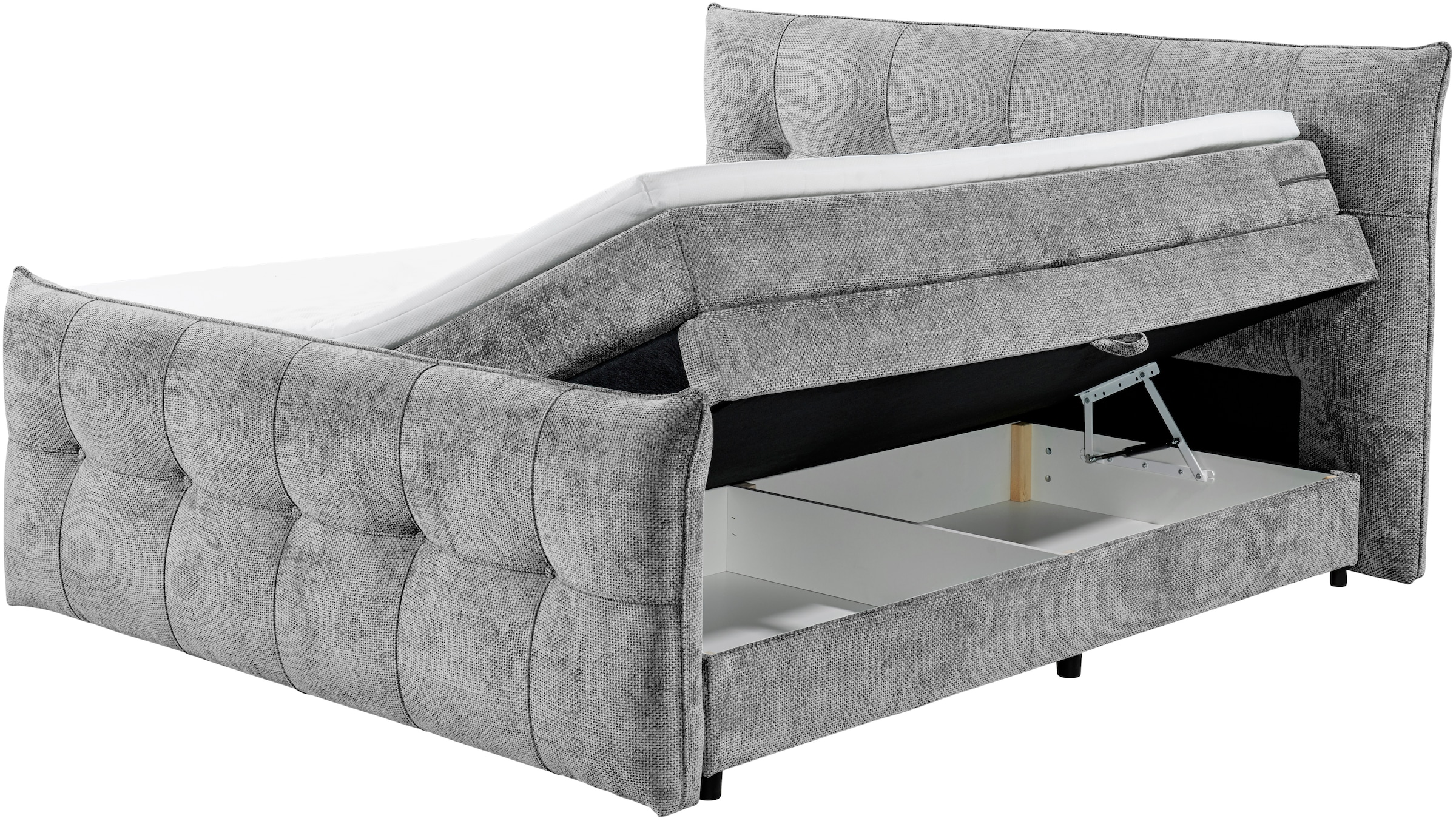 ED EXCITING DESIGN Lit boxspring »Gallina« mit Bettkasten, inkl. Topper