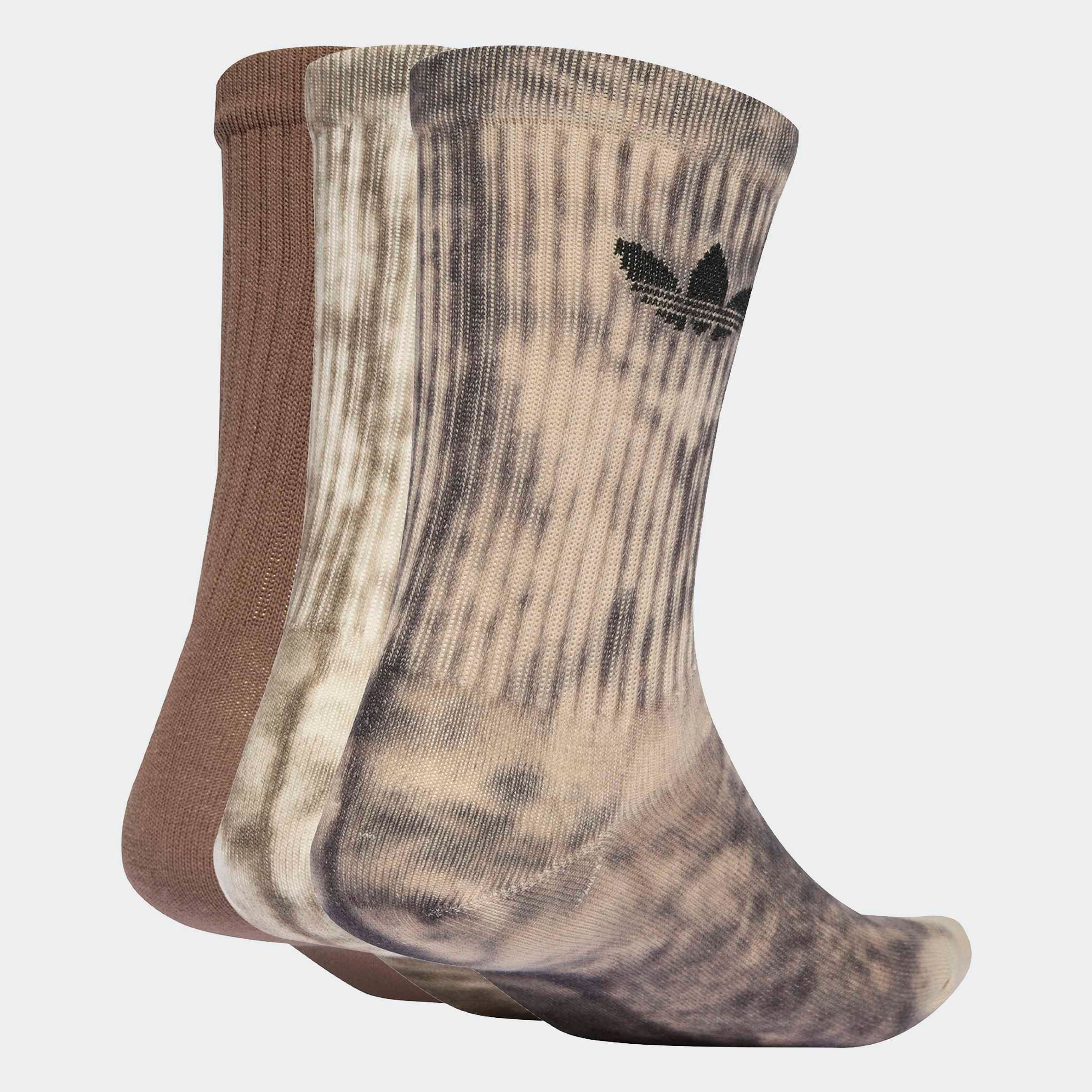 adidas Originals Chaussettes de sport »TIE DYE CR S 3P« 3 Couple tlg. für sportive Aktivitäten und Laufen, mit Batikfärbetechnik