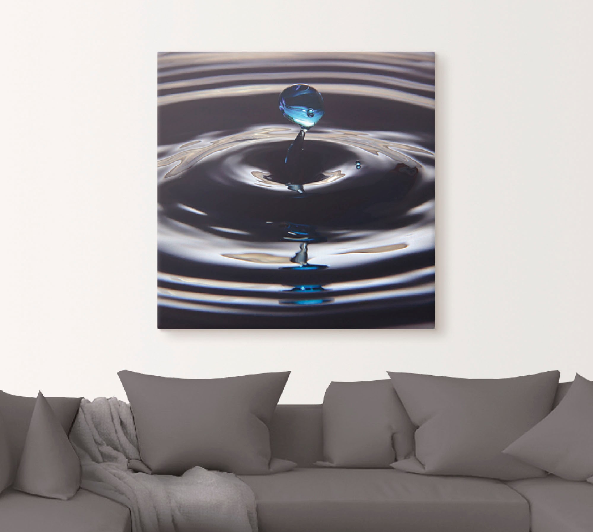 Artland Leinwandbild »Verlorener Tropfen« Zen 1 Stk. tlg. auf Keilrahmen gespannt