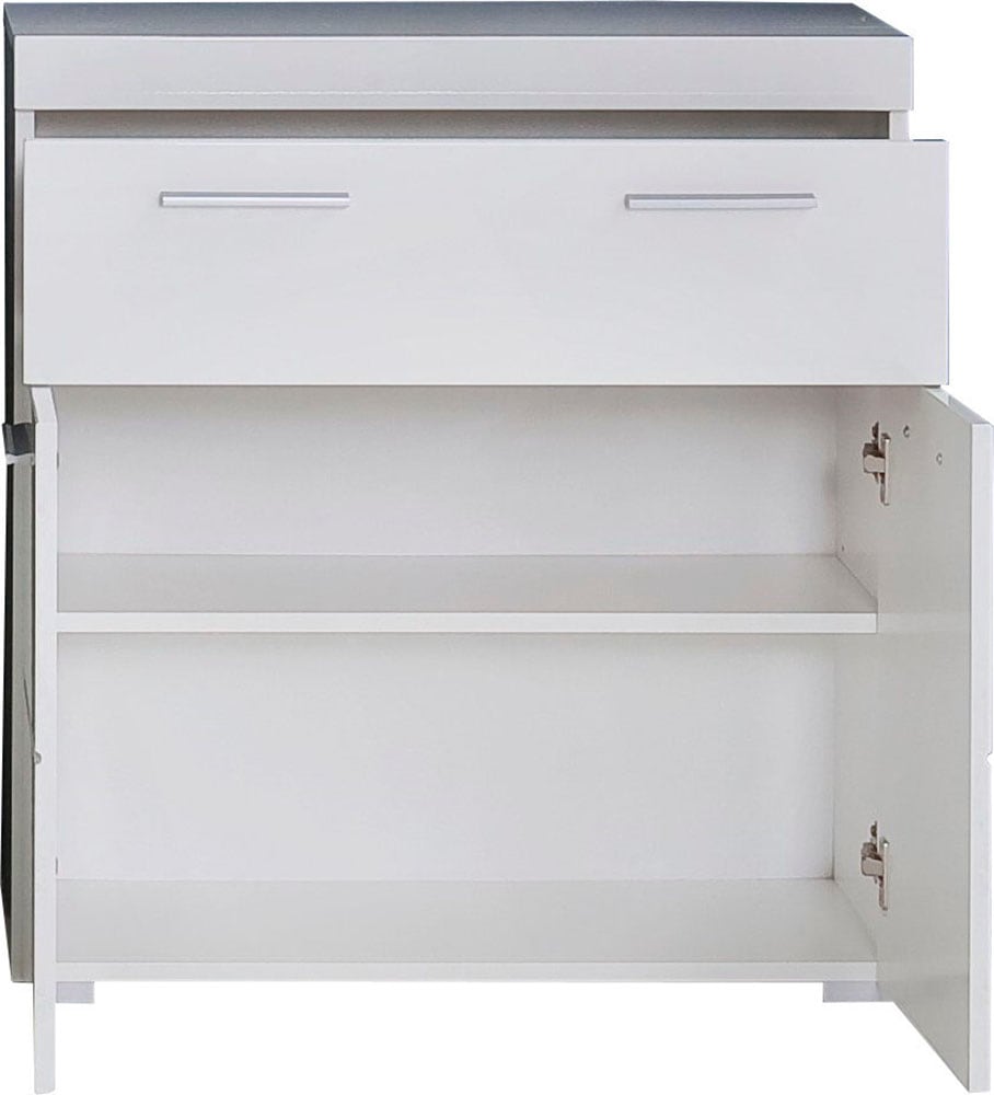 welltime Armoire basse »Avena« Armoire sur pied avec 2 portes, 1 tiroir - (L/P/H) 73/31/79 cm