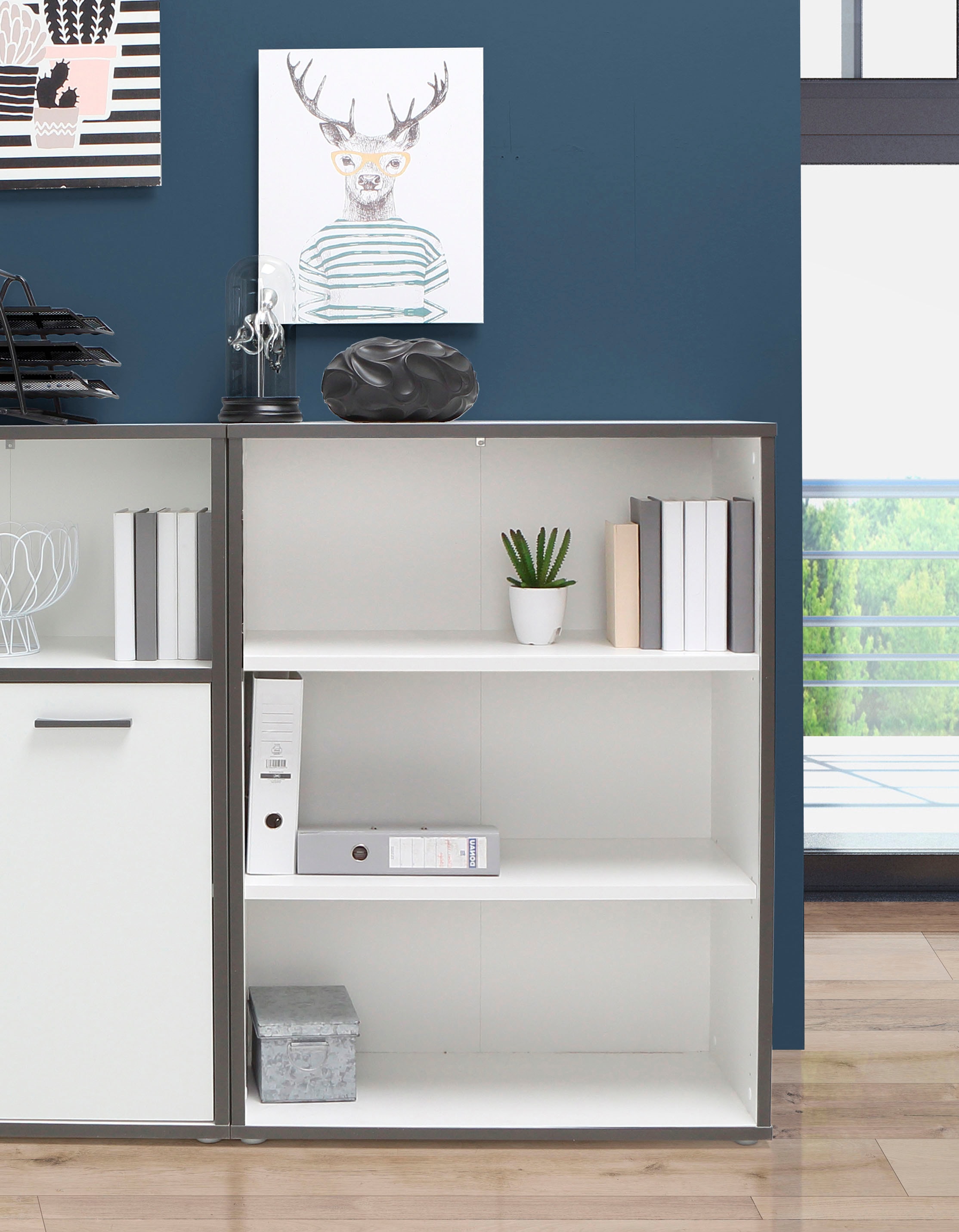 FORTE Étagère à dossiers »Keflav« largeur 84,5 cm
