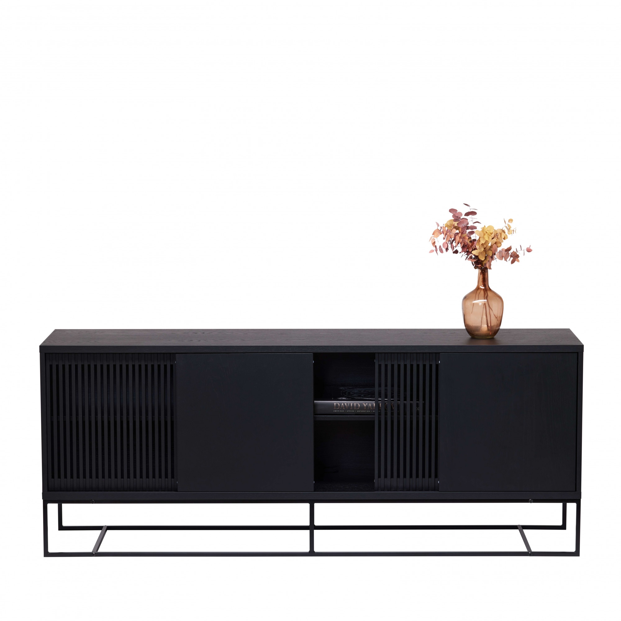 Woodman Sideboard »Ende« Kommode, teilmassiv, Metallfüsse, Breite 188 cm, FSC®