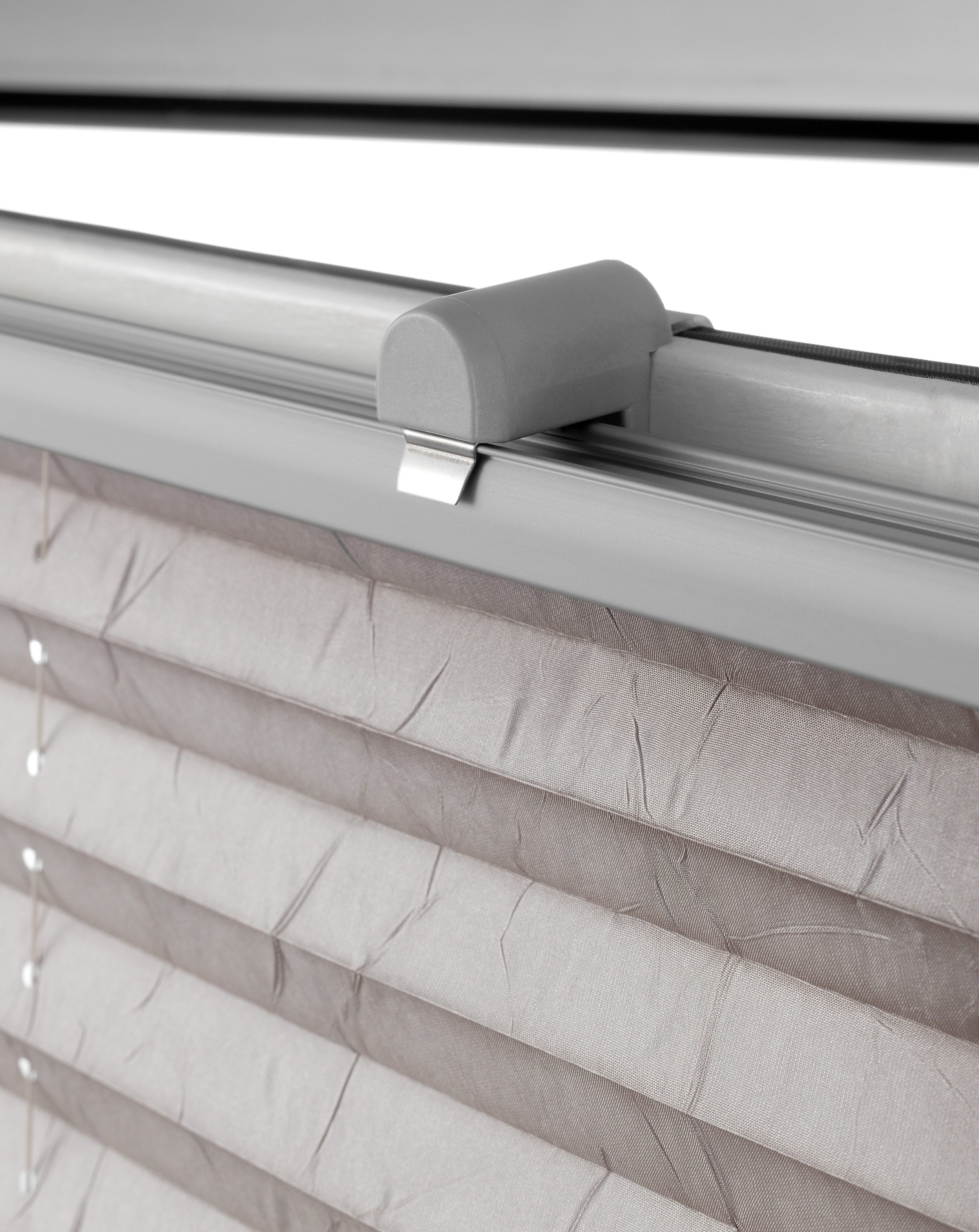 Good Life Klemmhalter für Sichtschutz im Wunschmass, einseitig verschiebbar, Made in Germany