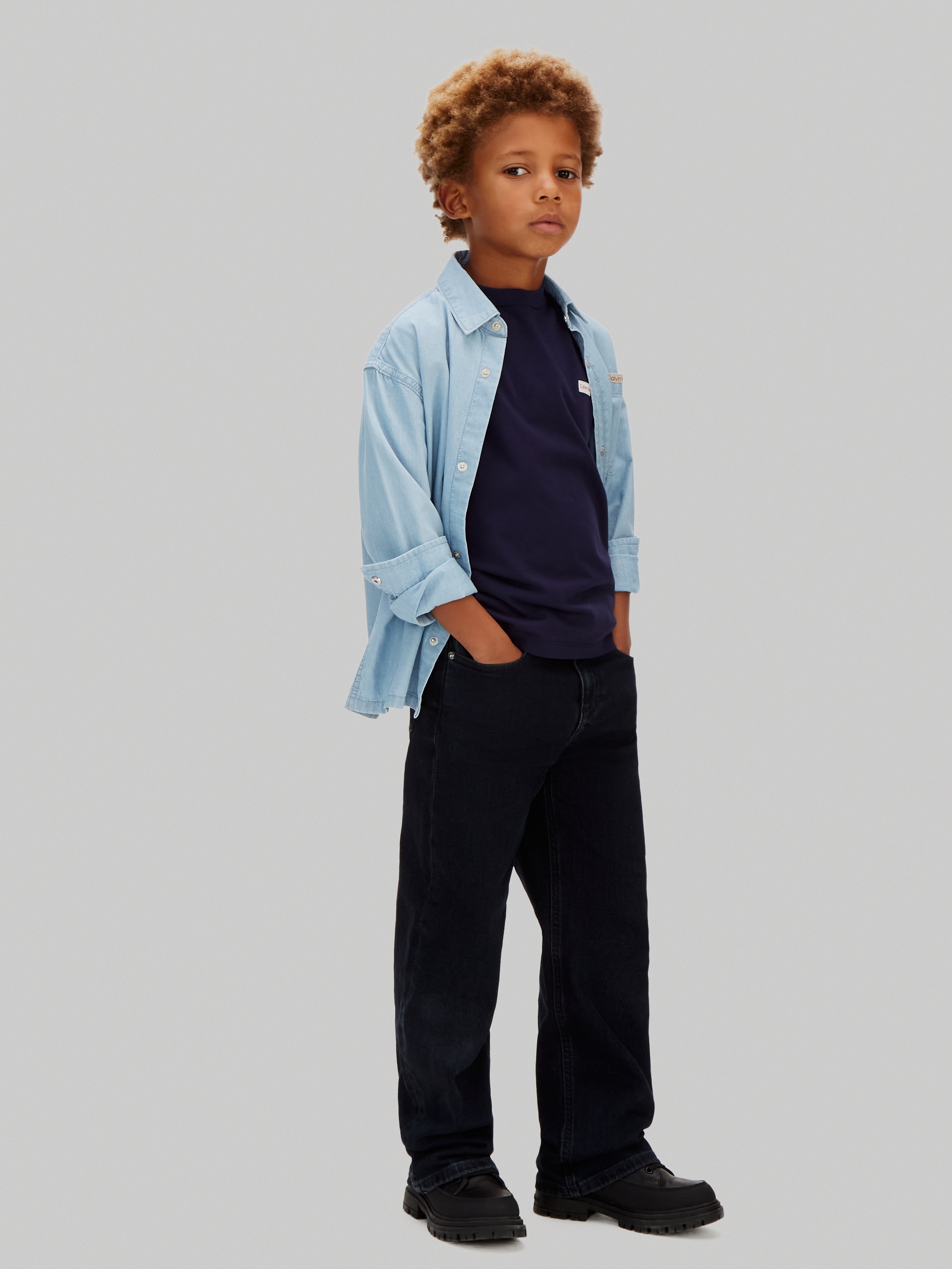 Calvin Klein Jeans T-shirt »LOGO LABEL T-SHIRT« Regular fit für Kinder, mit Logoschriftzug