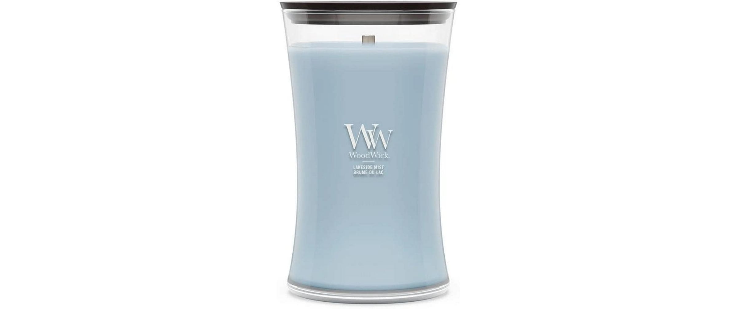 Woodwick Bougie parfumée »Lakeside Mist Large Jar«