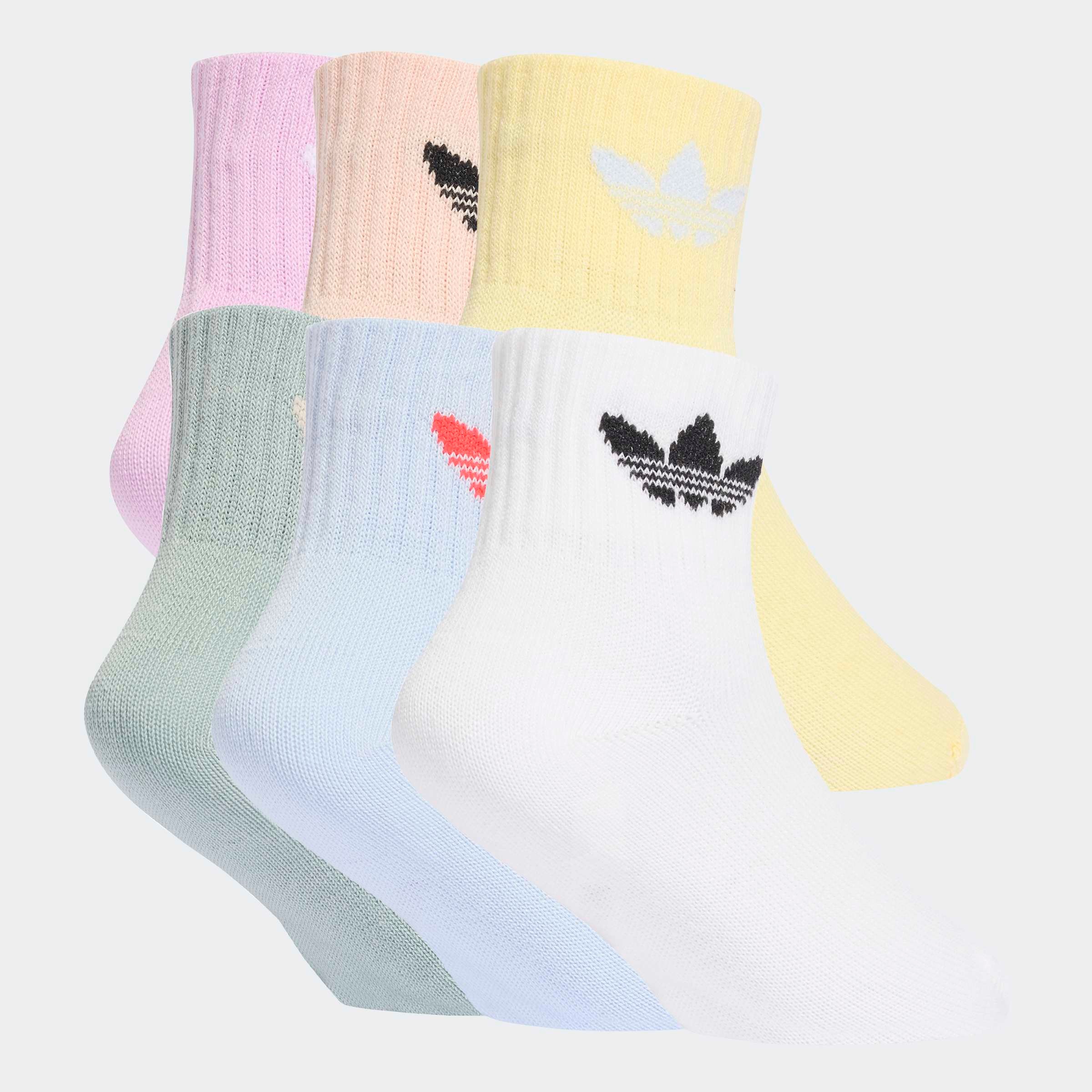 adidas Originals Chaussettes de sport »KIDS SOCK 6PP« 6 Couple tlg. für Laufen und Alltag, sportlicher Stil, 6er-Pack