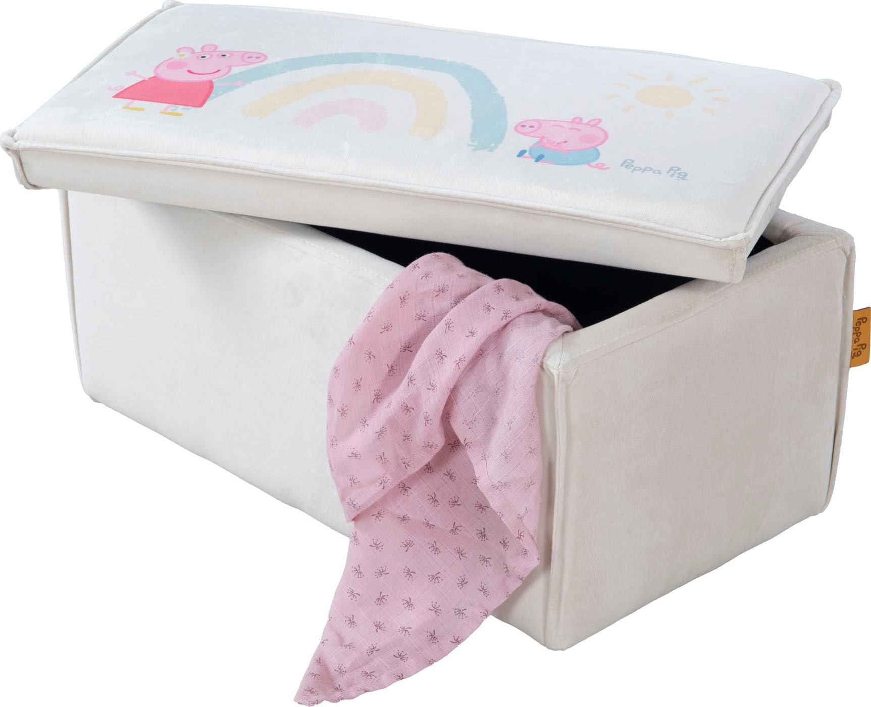 roba® Banc rembourré »Peppa Pig« mit Aufbewahrungsfunktion - für Kinder