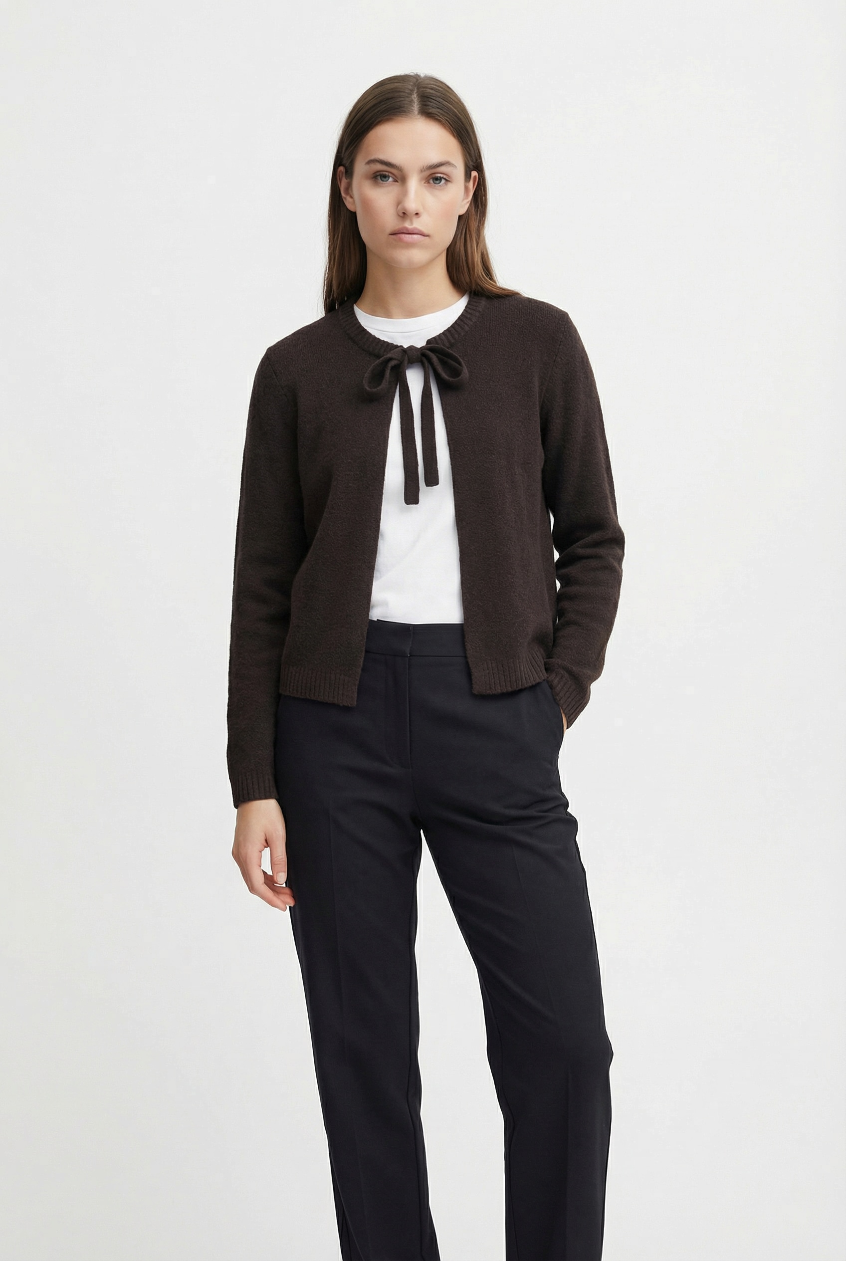 ONLY Veste en tricot »ONLJESSIE LS ONE STRING CARDIGA KNT«