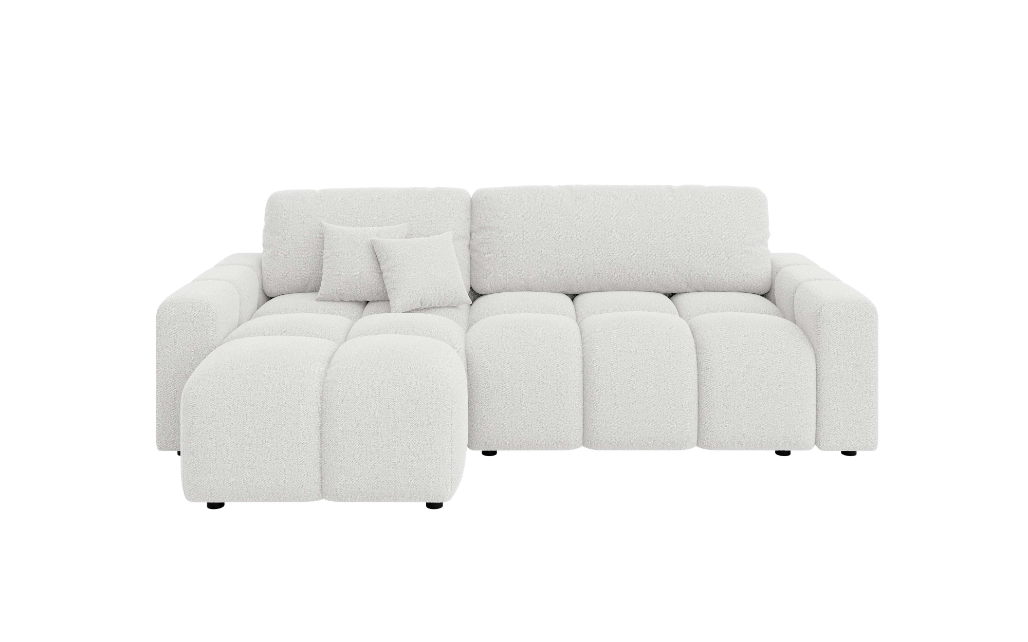 Home affaire Ecksofa »FELICI, Schlafsofa 233cm, L-Form mit Recamiere beidseitig montierbar« Designsofa mit Bettfunktion und Bettkasten, Masse B/T/H: 233/142/88 cm