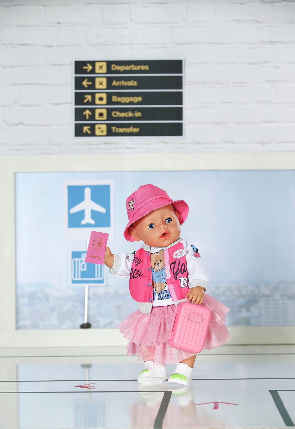 Baby Born Vêtements de poupées »Deluxe Reiseoutfit, 43cm«