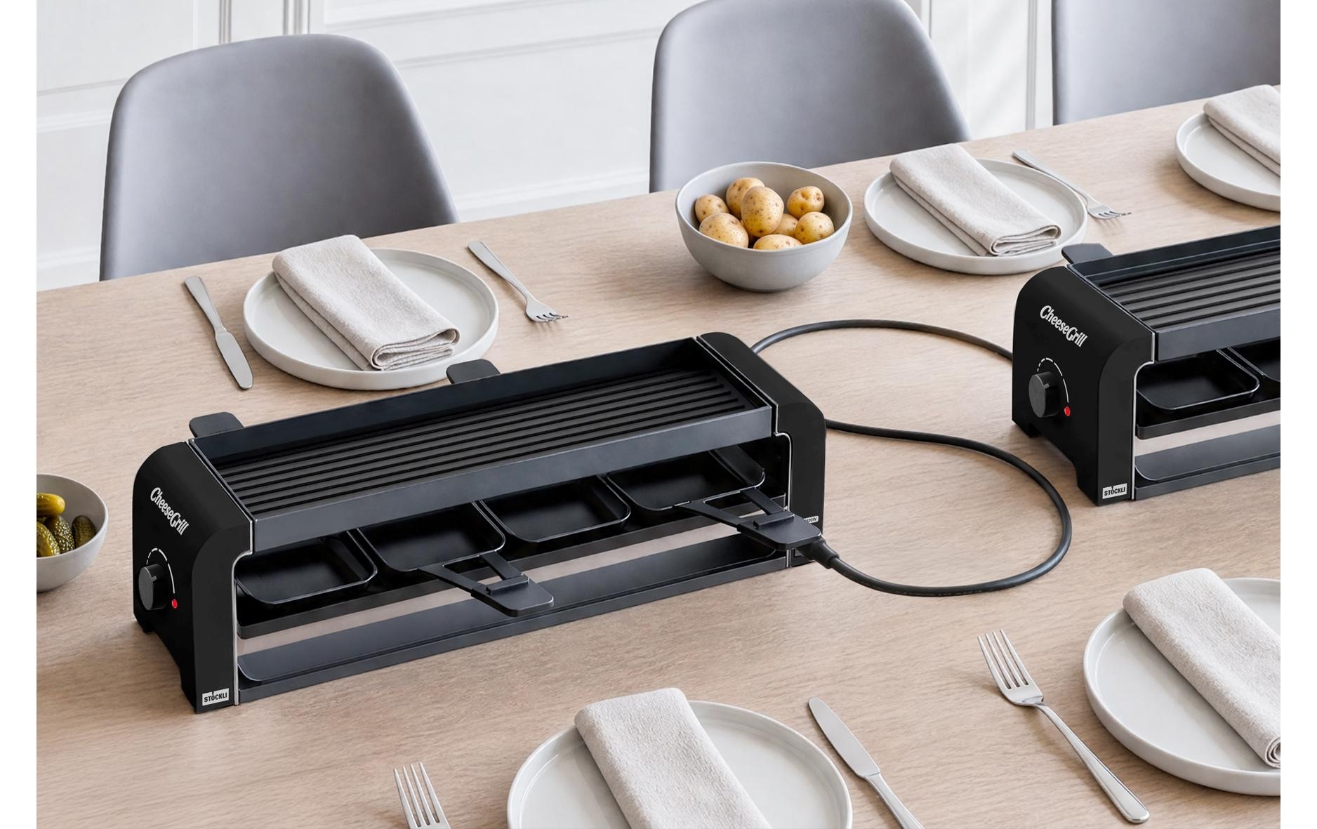 Stöckli Raclette »Stöckli CheeseGrill 4 Connect 4 Personen«