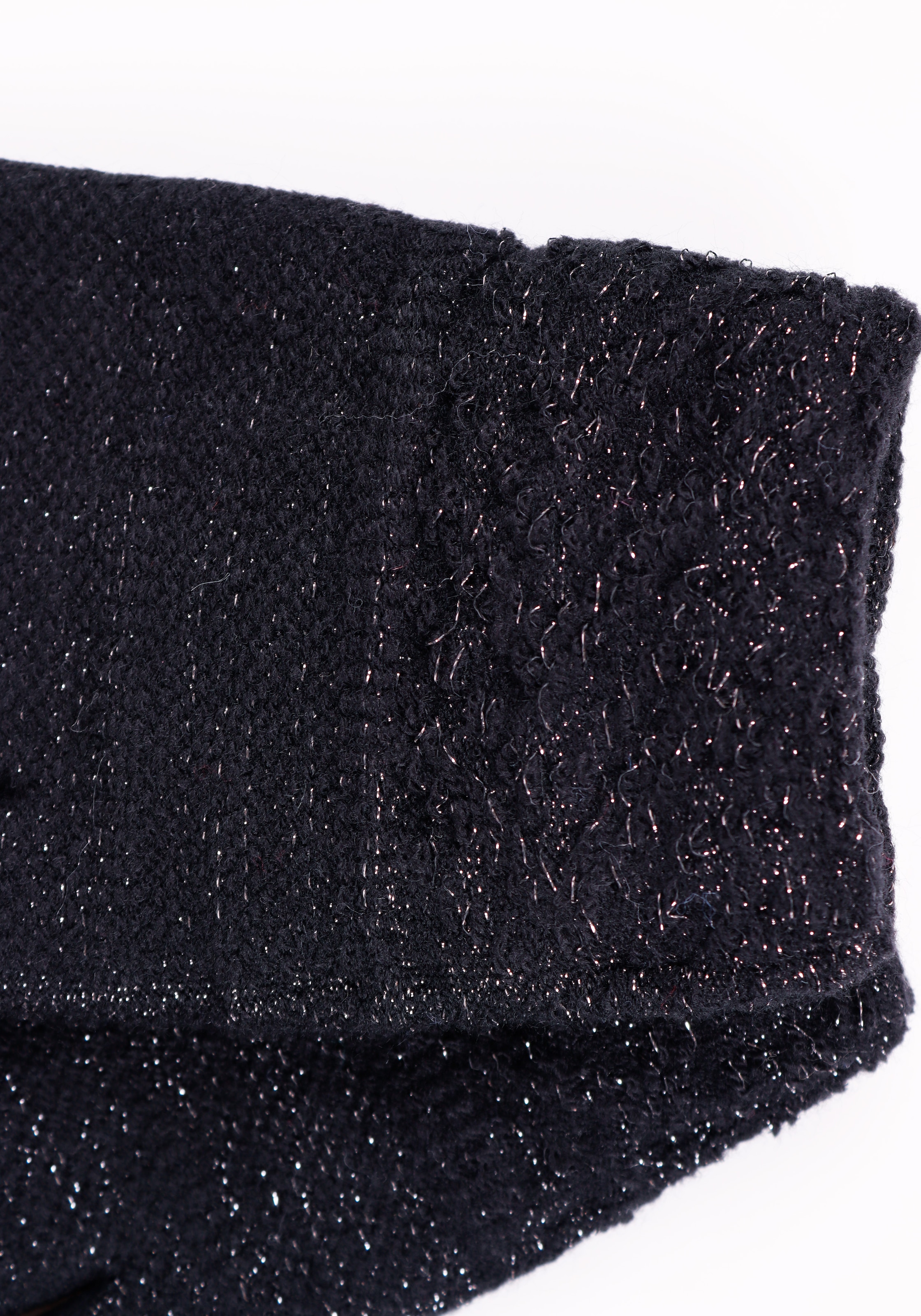 Capelli New York Strickhandschuhe 1 Paar,  dezenter Metallic-Schimmer, gemustert, hoch elastisch